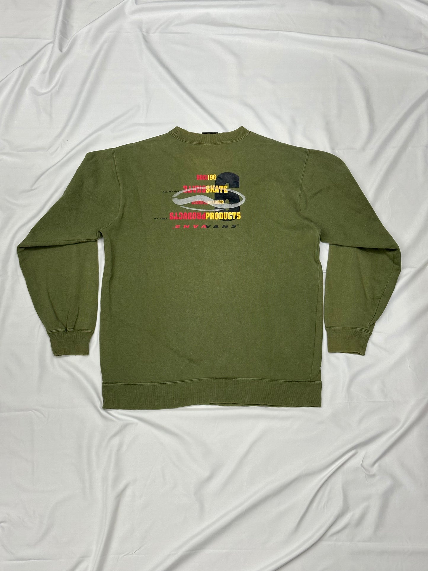 [L] 90s Vans Sweatshirt