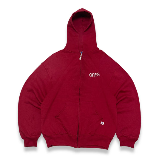 90s Russell zip-up L