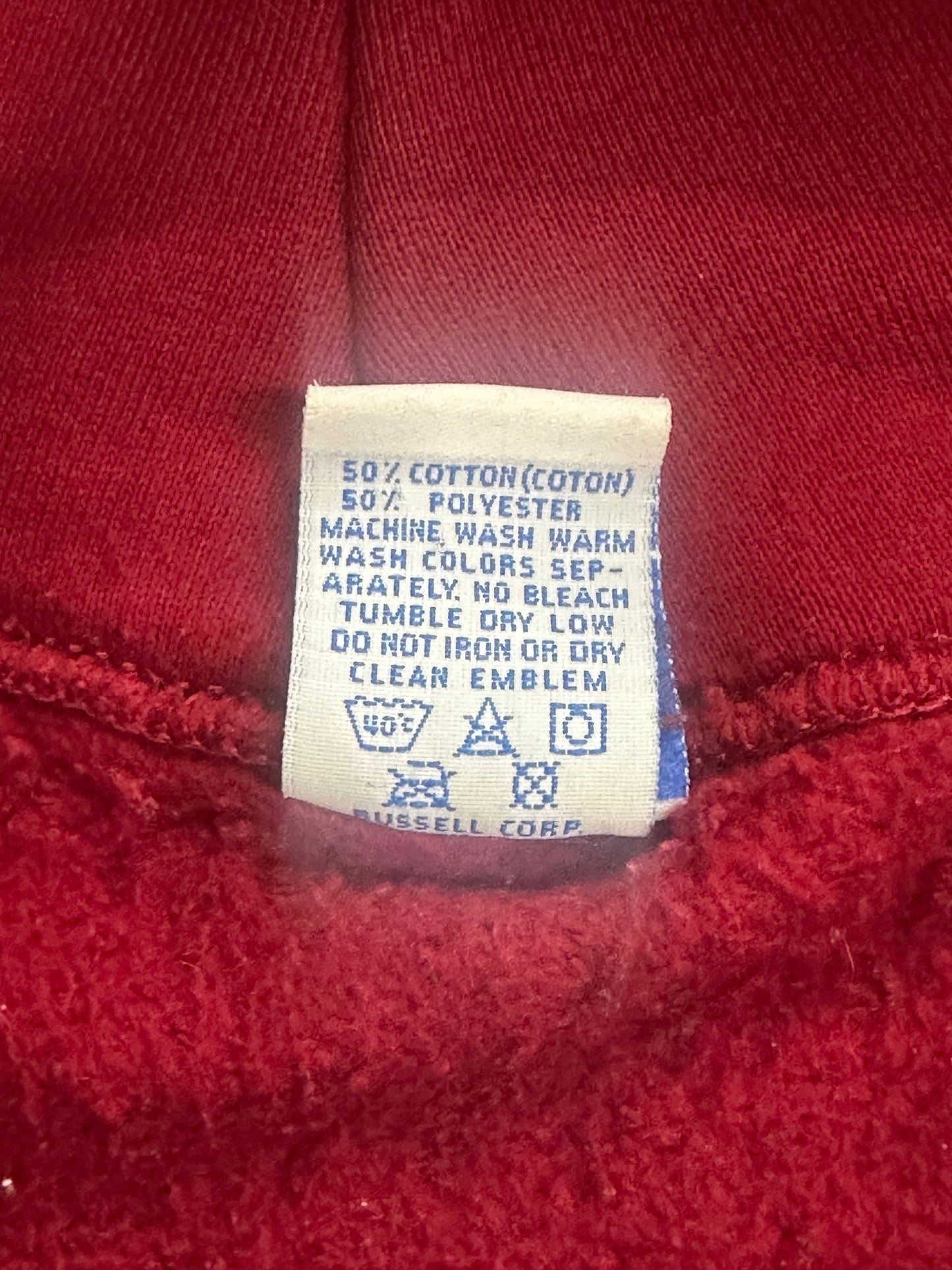 [XL] 90s Russell Red Hood Zip-up