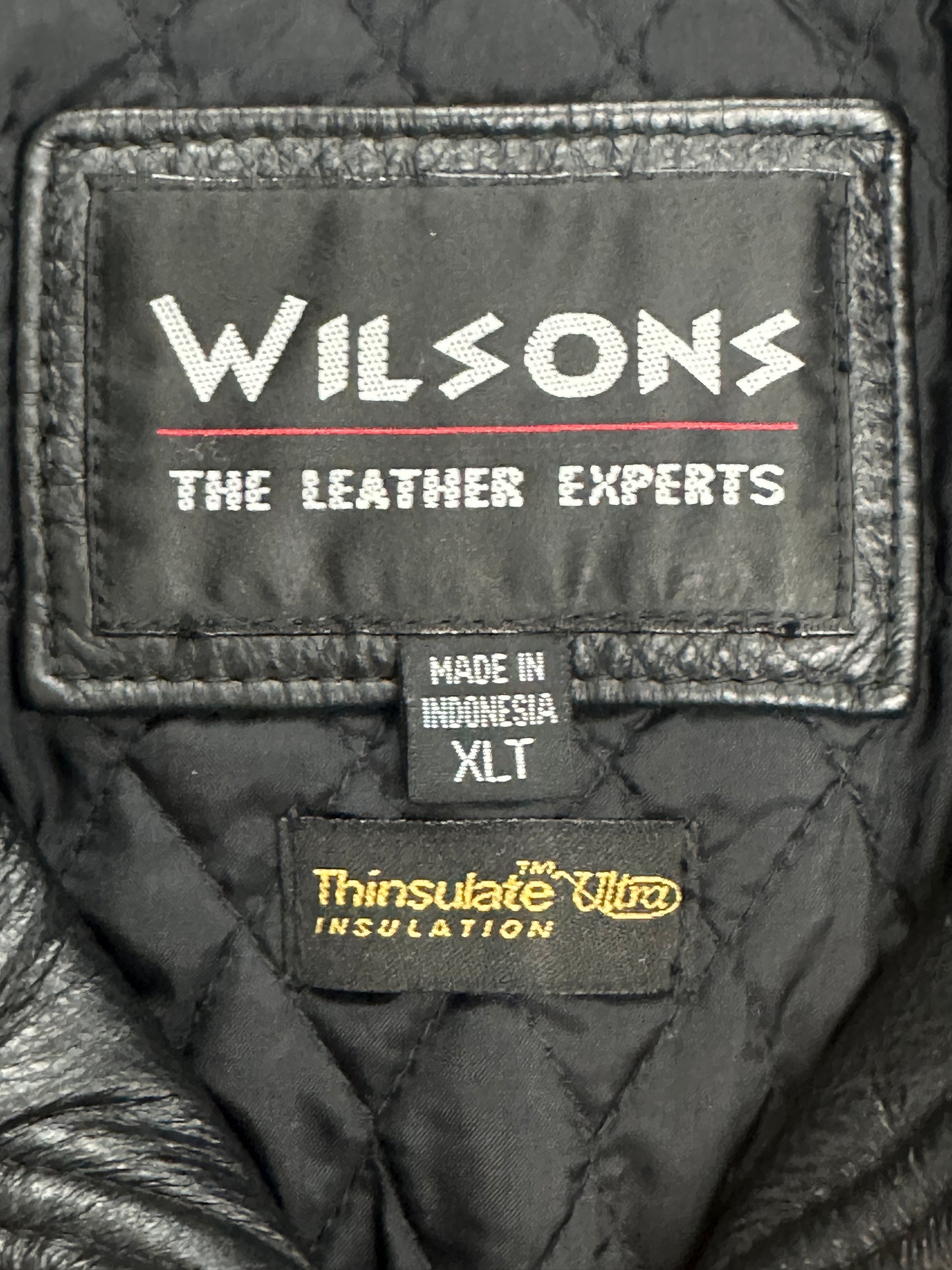 [XL] 90s Wilsons Leather Single Rider Jacket