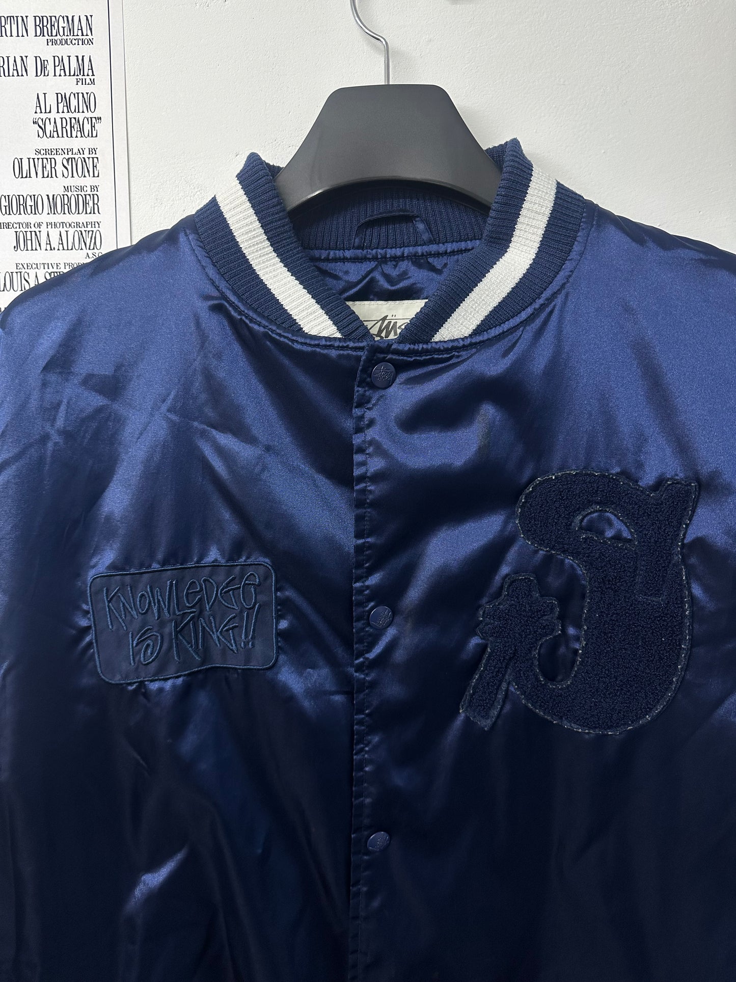 [XL] 00s STUSSY AUTHENTIC GEAR Stadium Jacket