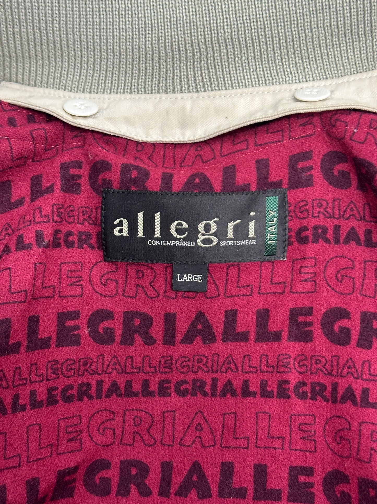 [L] 90s Allegri Cotton Bomber Jacket