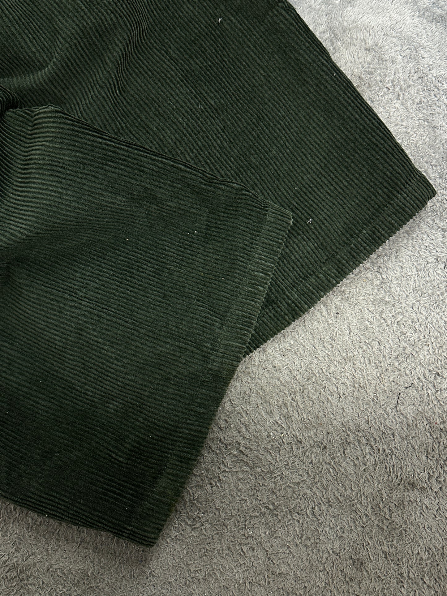 [36] 90s Armani Collezioni Green Corduroy Pants