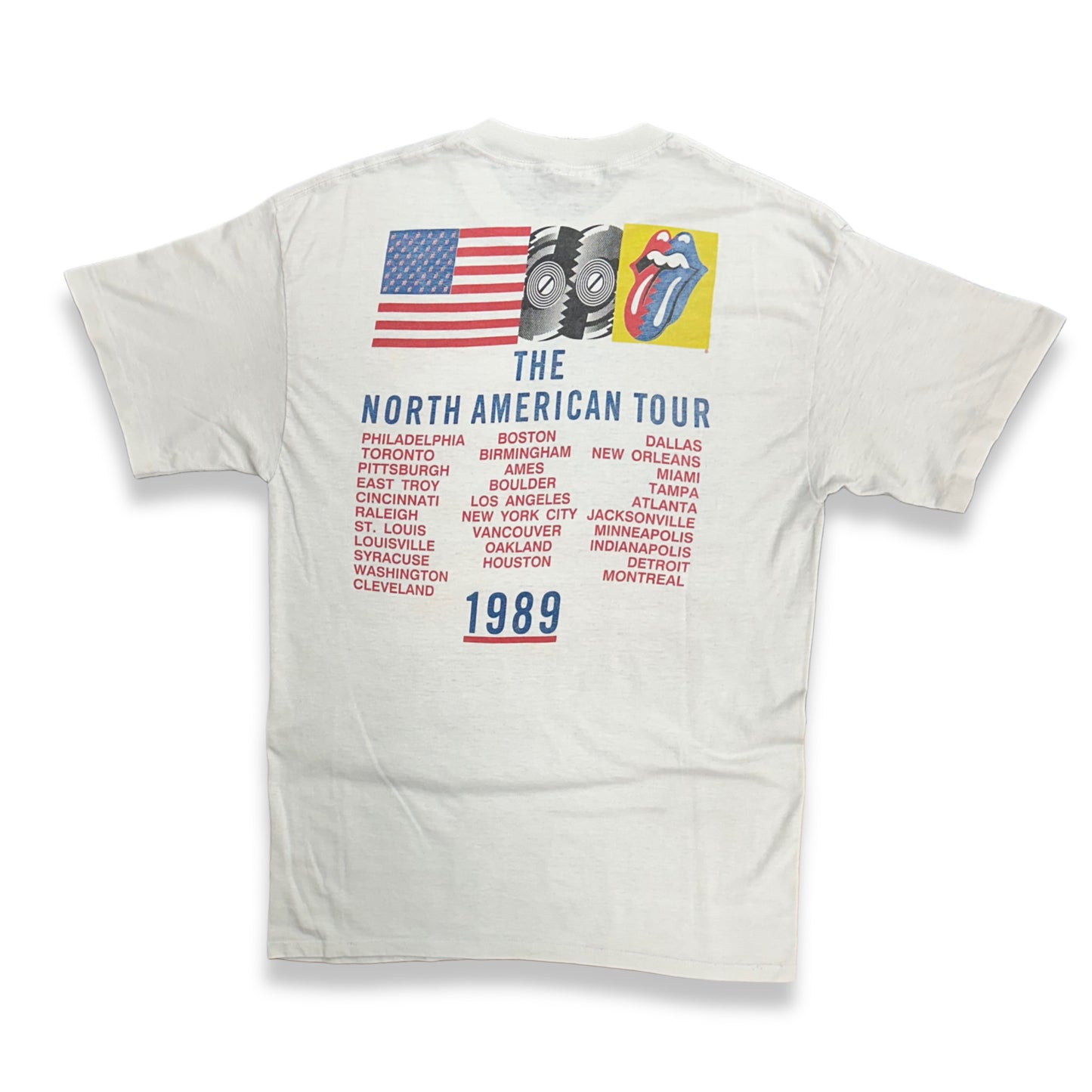 [XL] 1989' Rolling Stones 'Steel Wheels' Tour Tee