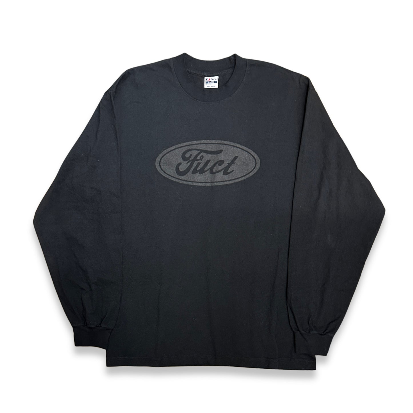 [L] FUCT Oval Logo Long Sleeve black