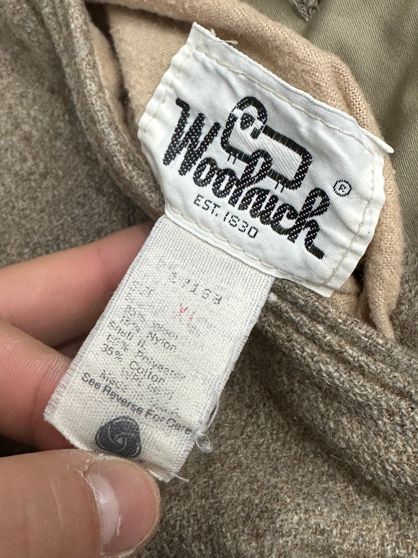 [XL] 80s Woolrich Reversible Wool Bomber Jacket
