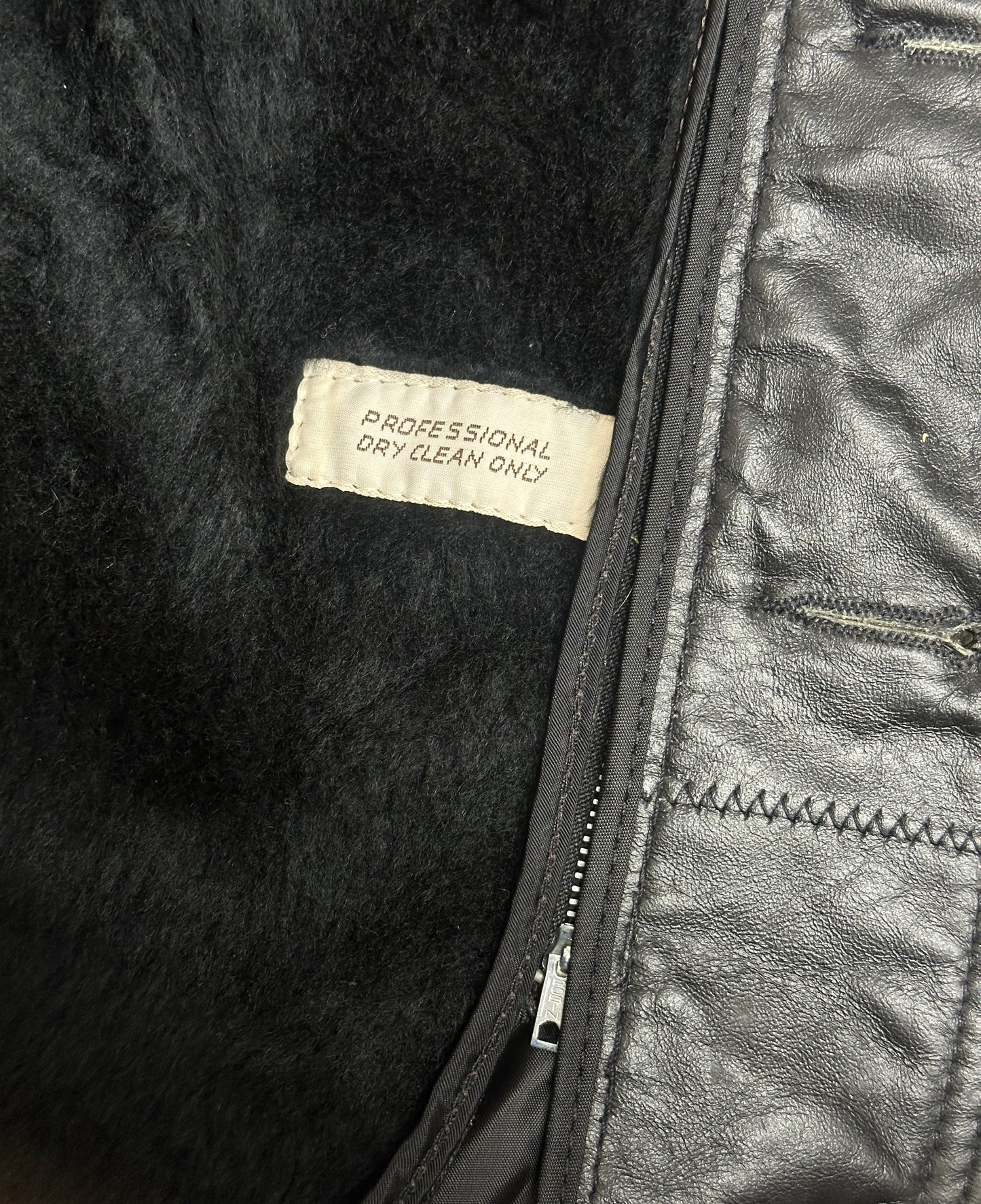 [38] 80s Sears Leather Blazer Jacket