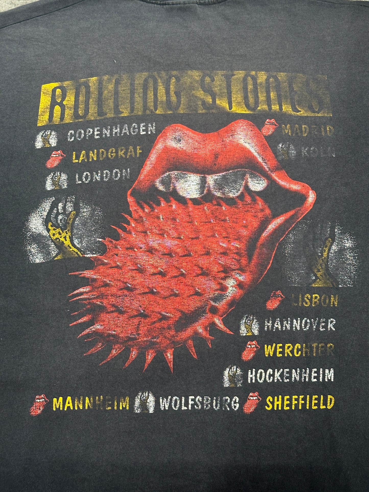 [XL] 1994' Rolling Stones Voodoo Lounge Euro Tour Tee