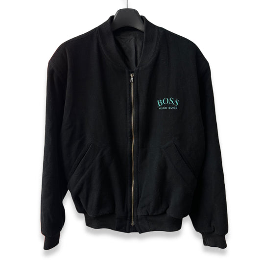 [52] 90s HUGO BOSS Wool/Cashmere Bomber Jacket