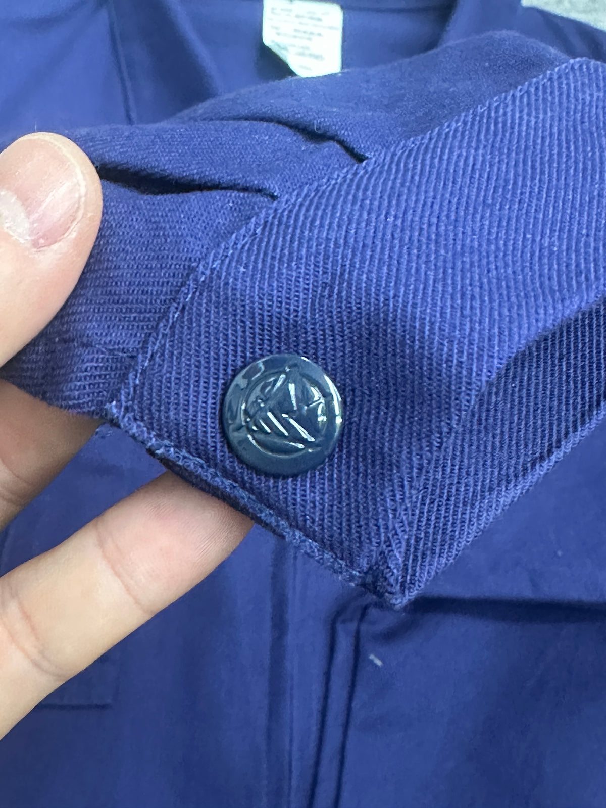 [XL] 80s French Work Zip-up Jacket