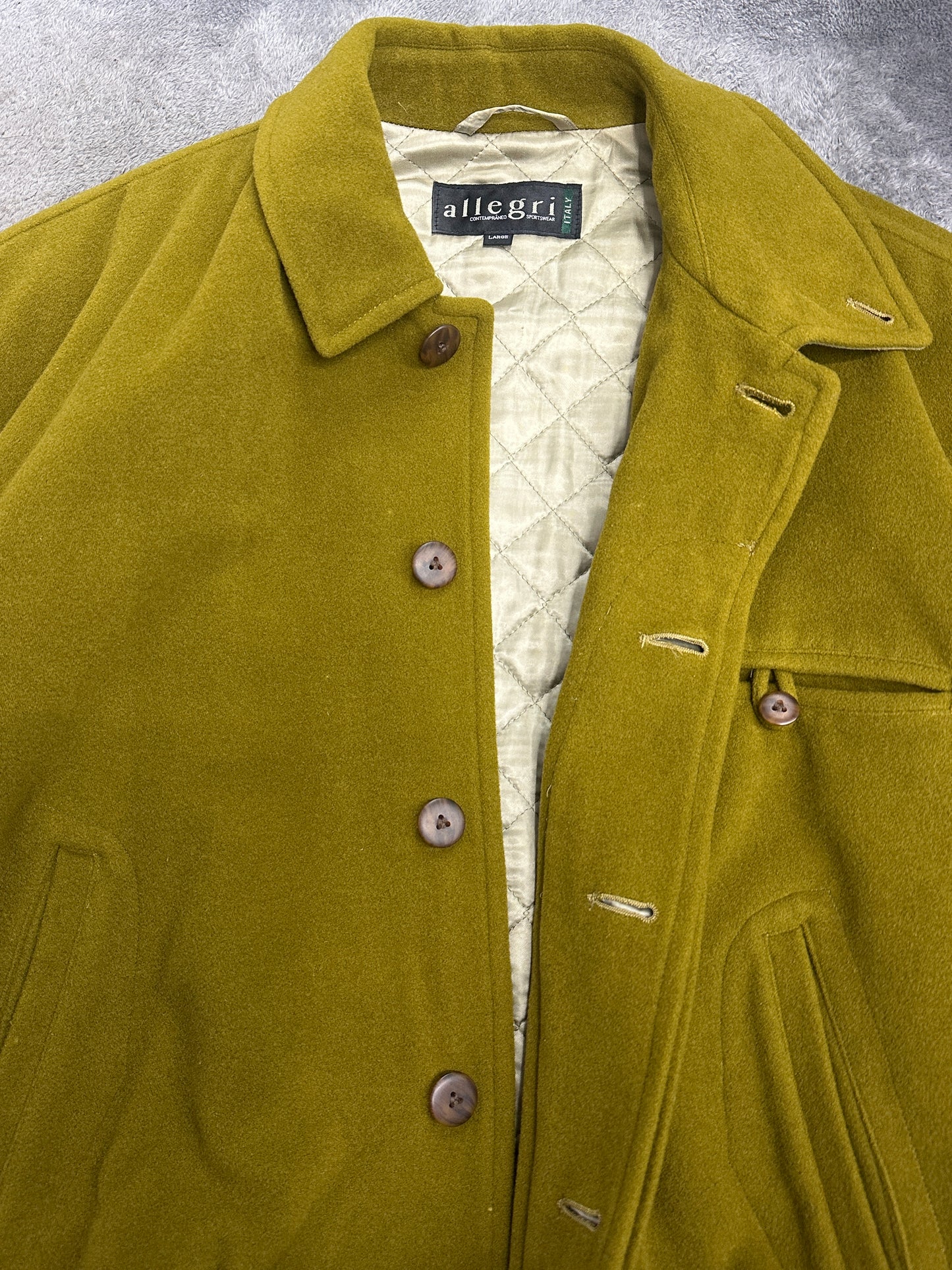 [L] 90s Allegri Wool Bomber Jacket