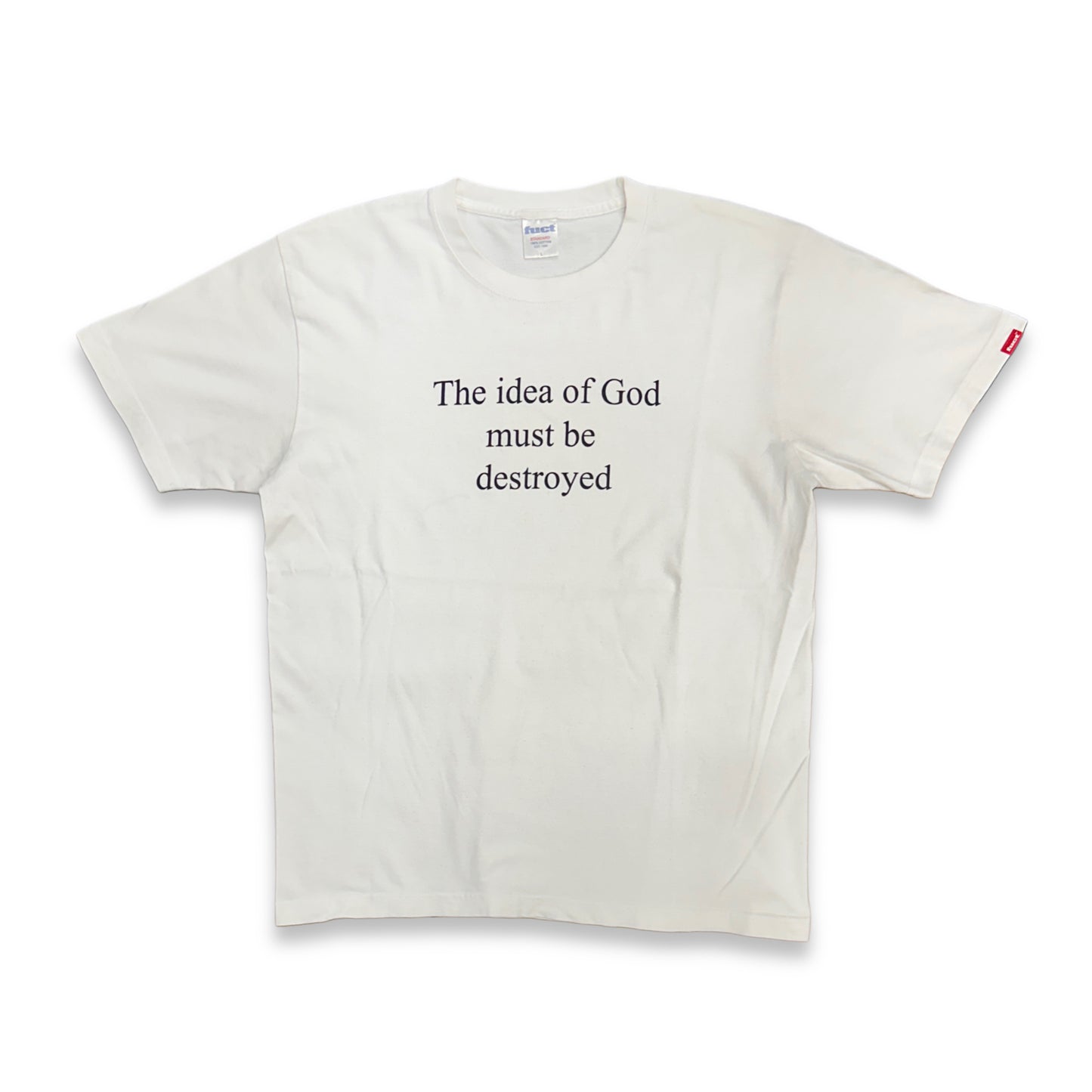 [M] 00s FUCT 'The idea of God must be destroyed' Tee