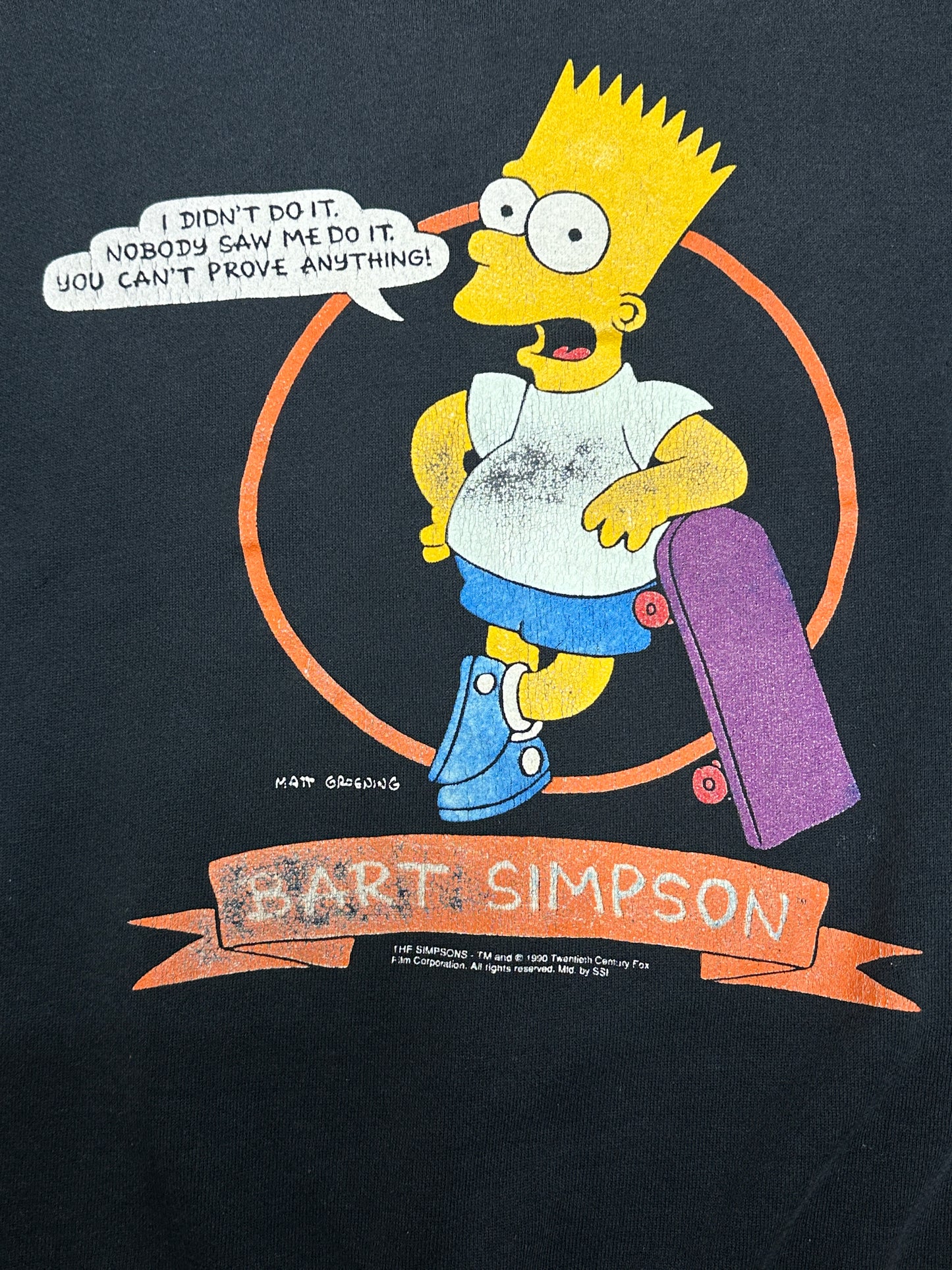 [XL] 1990' BART SIMPSON Sweatshirt