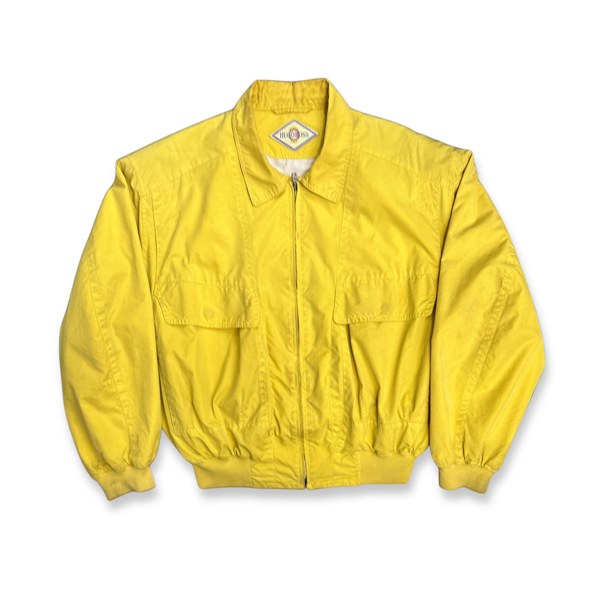 [52] 80s HUGO BOSS LAW Bomber Jacket