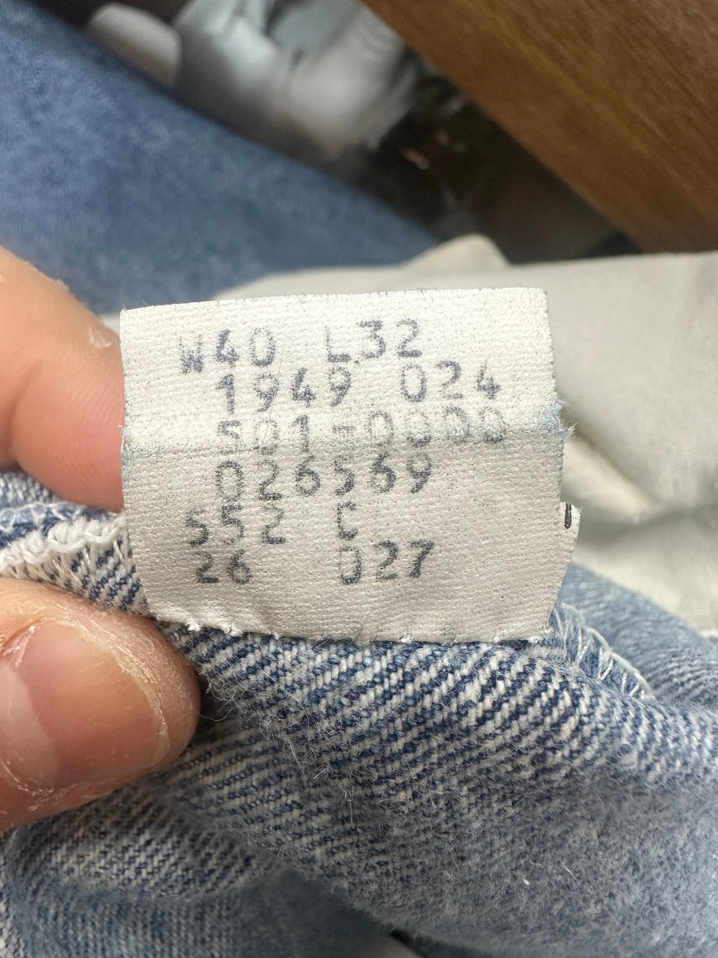 [40x32] late 80s Levi's 501 Denim Pants