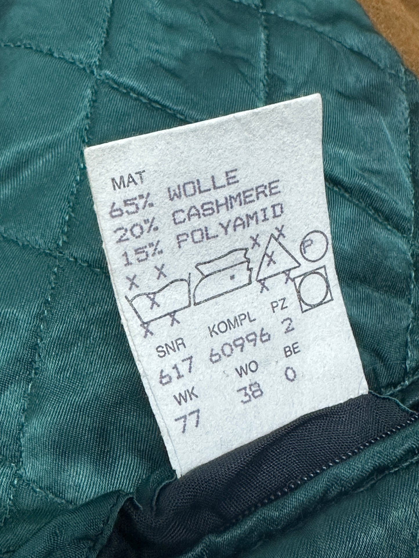 [XL] 00s HUGO BOSS Cashmere Bomber Jacket