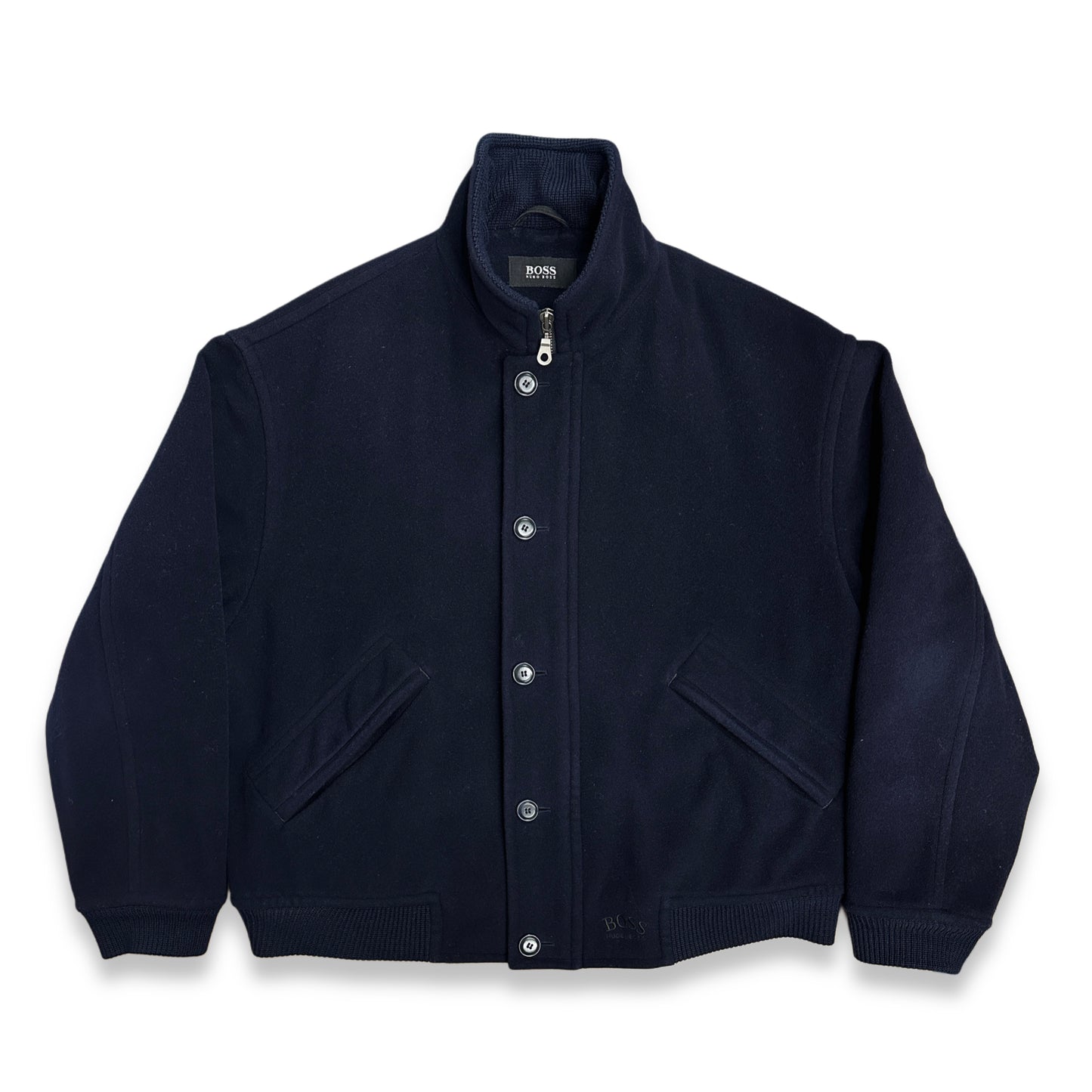 [54] 00s HUGO BOSS Navy Wool Jacket