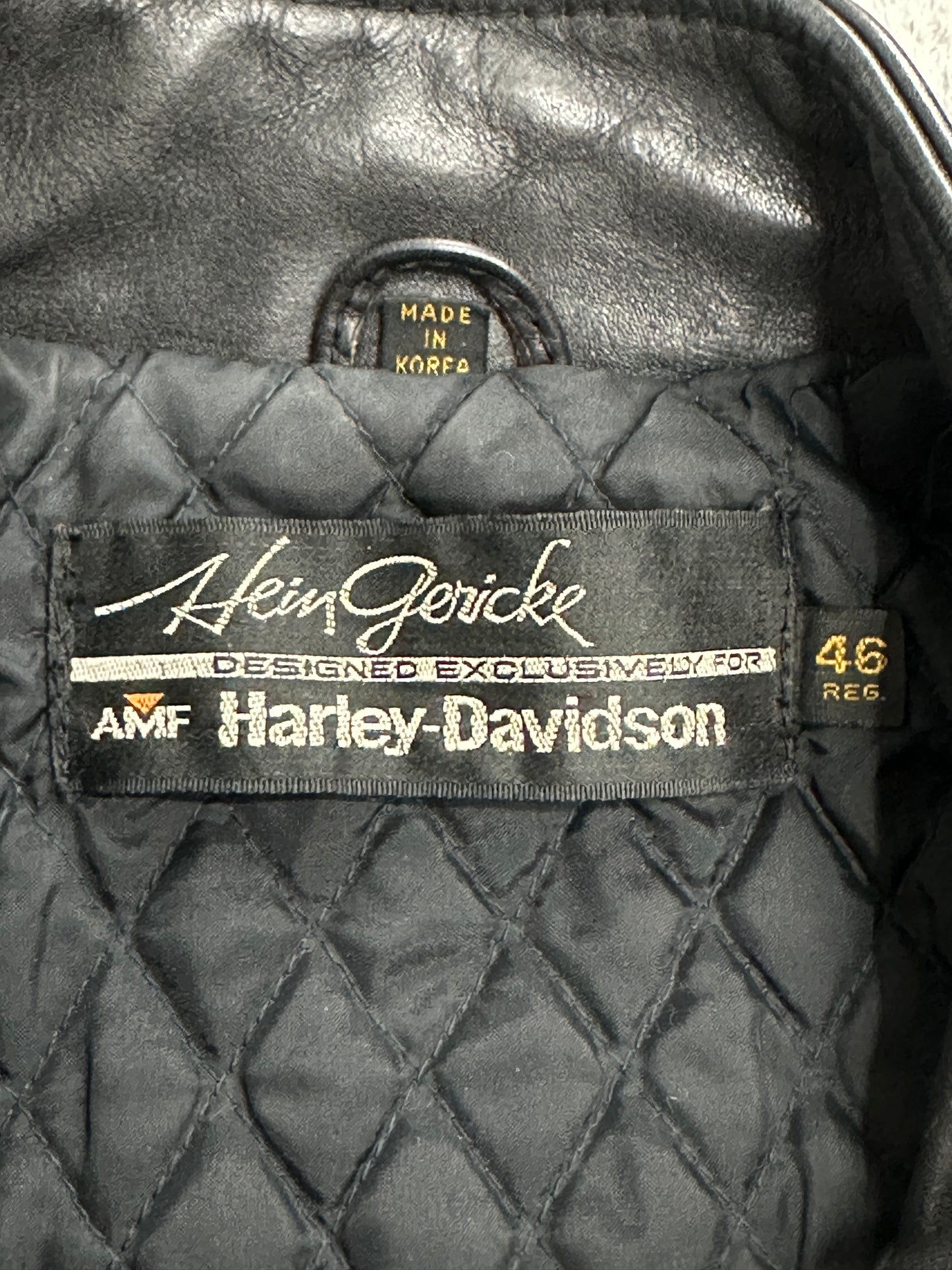 [46] 80s Harley-Davidson Leather Jacket
