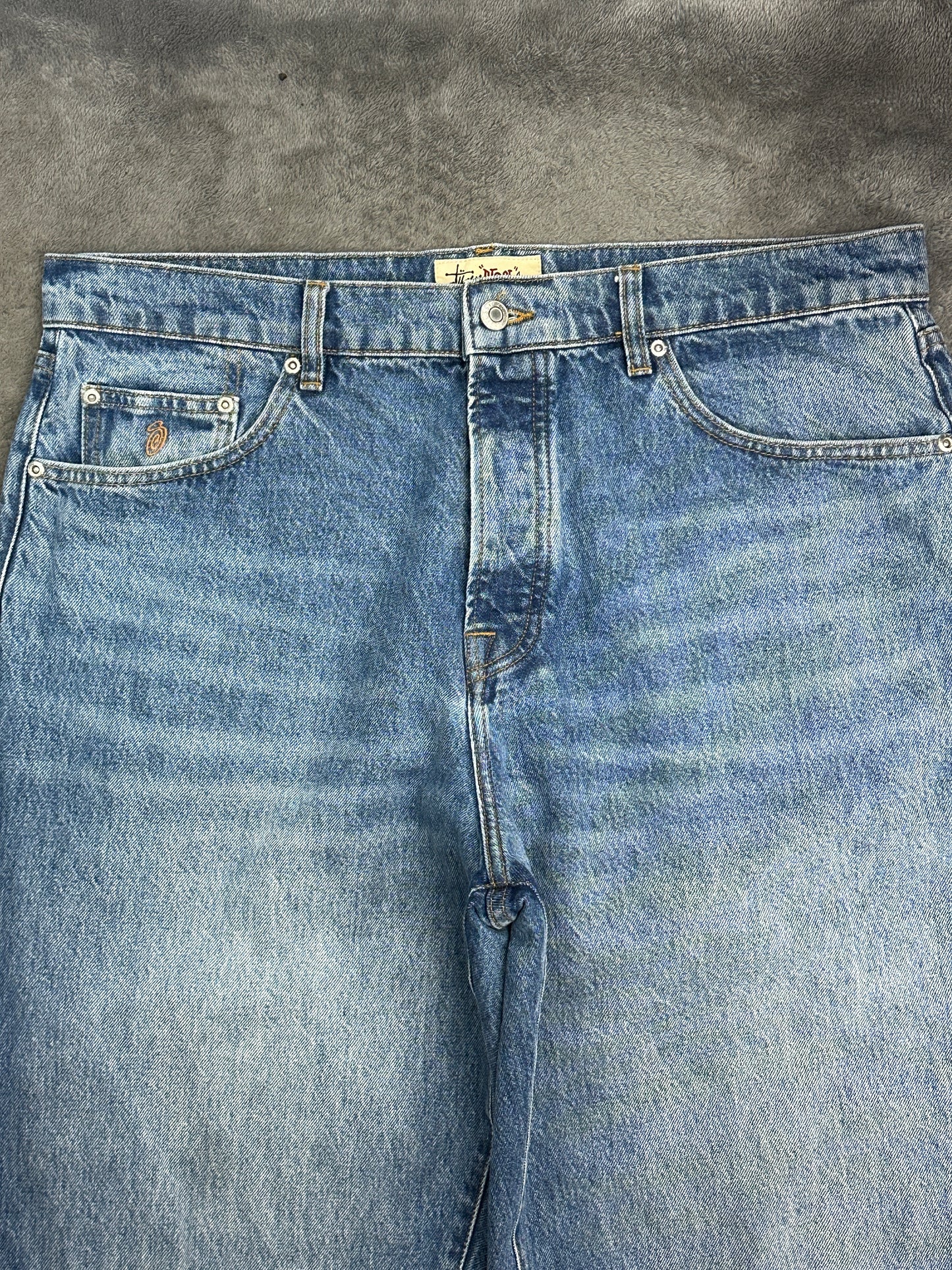 [34] Stussy BIGOL Jean Indigo