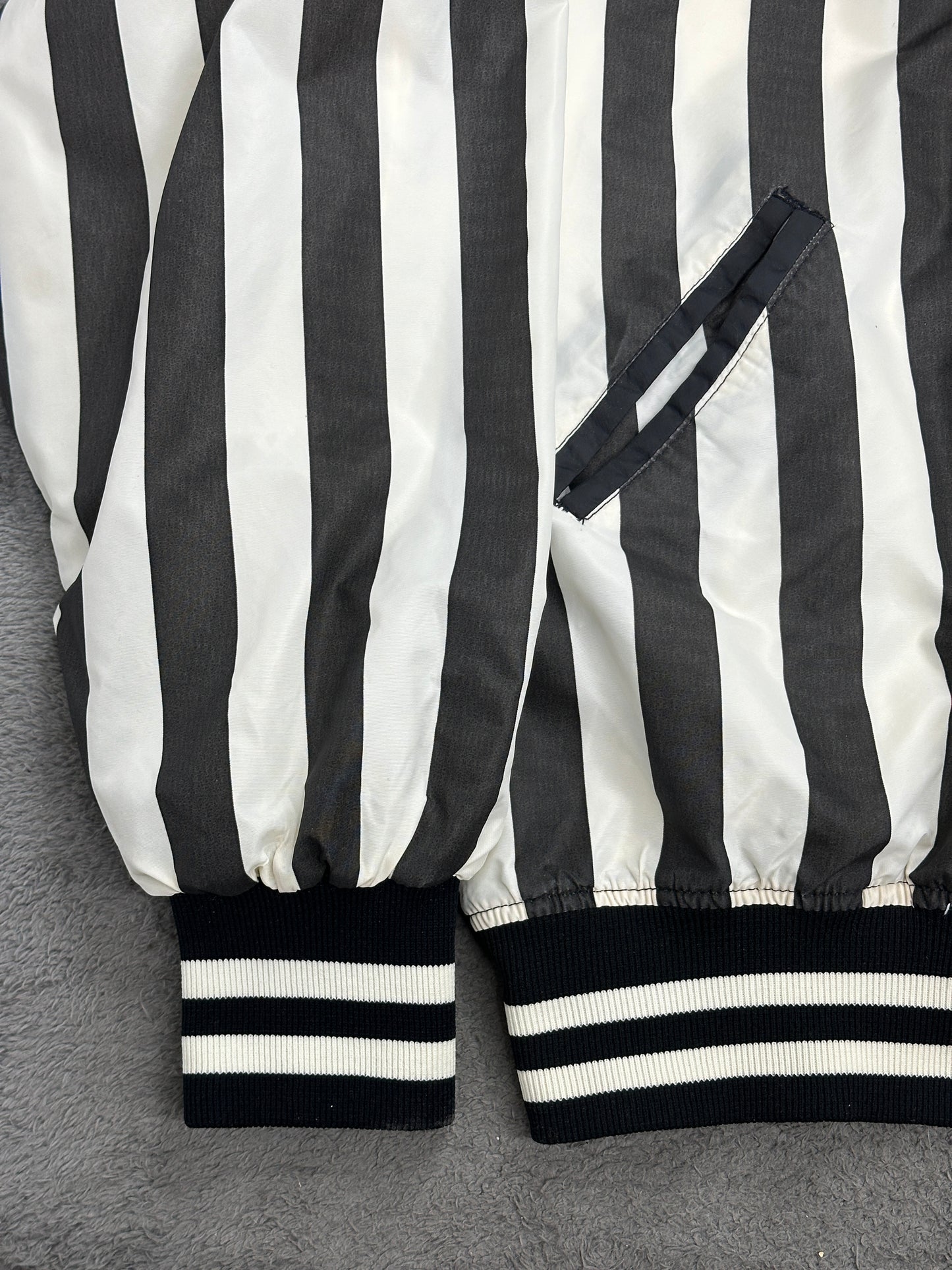 [XL] 80s Referee Stripe Jacket