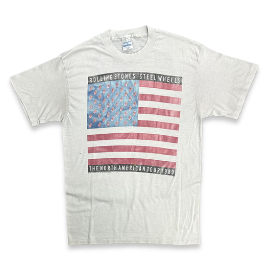 [XL] 1989' Rolling Stones 'Steel Wheels' Tour Tee