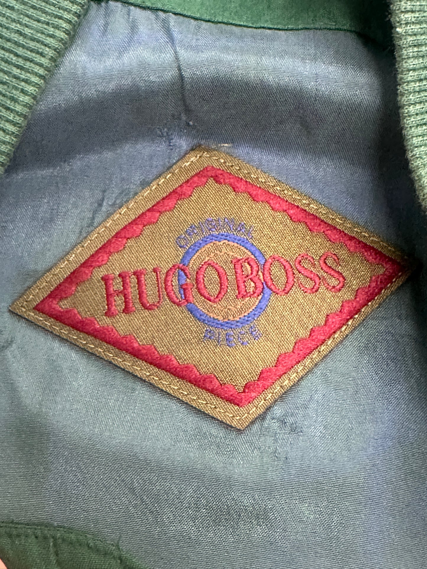 [L] 80s HUGO BOSS Silk Bomber Jacket