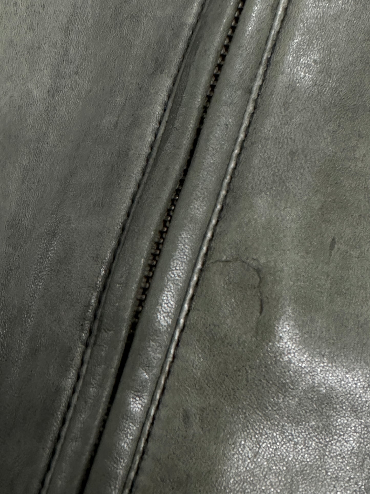 [52] ARMANI COLLEZIONI Lamb Skin Leather Jacket