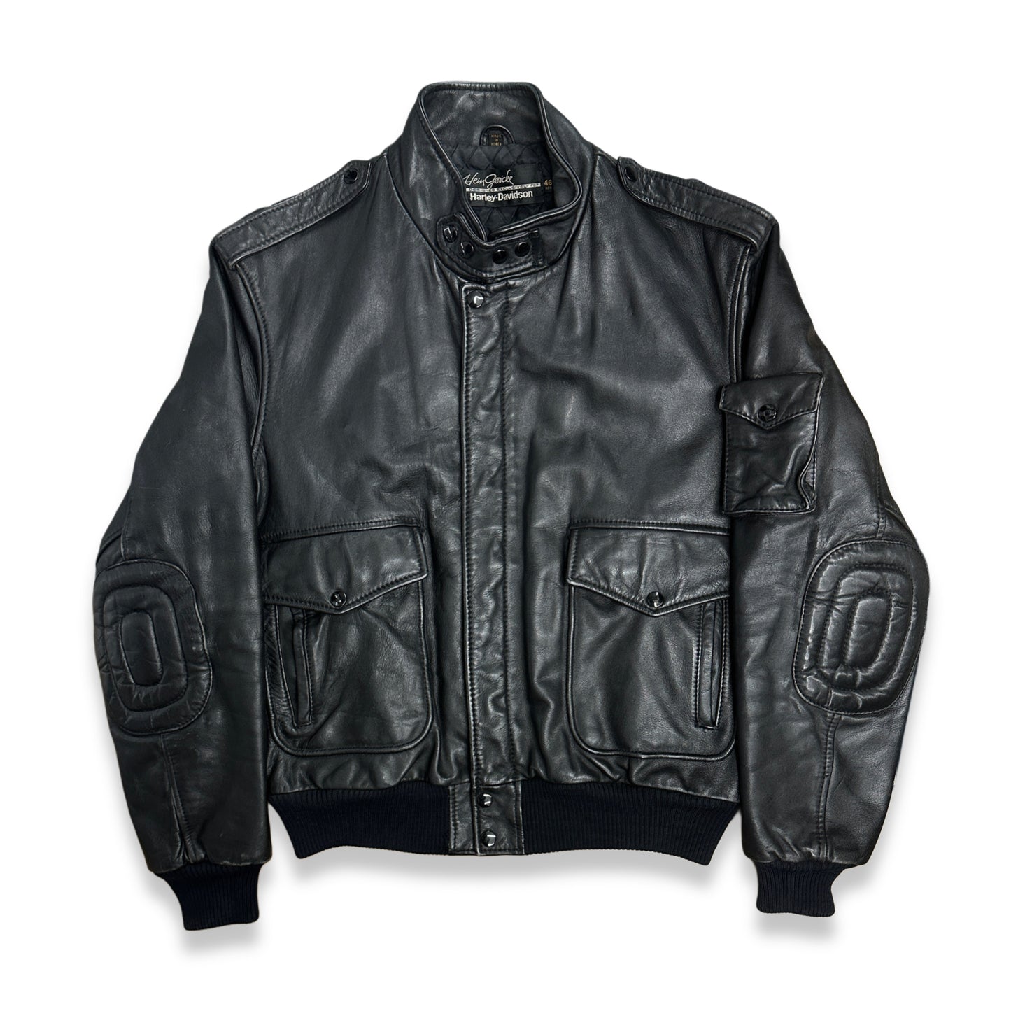 [46] 80s Harley-Davidson Leather Jacket