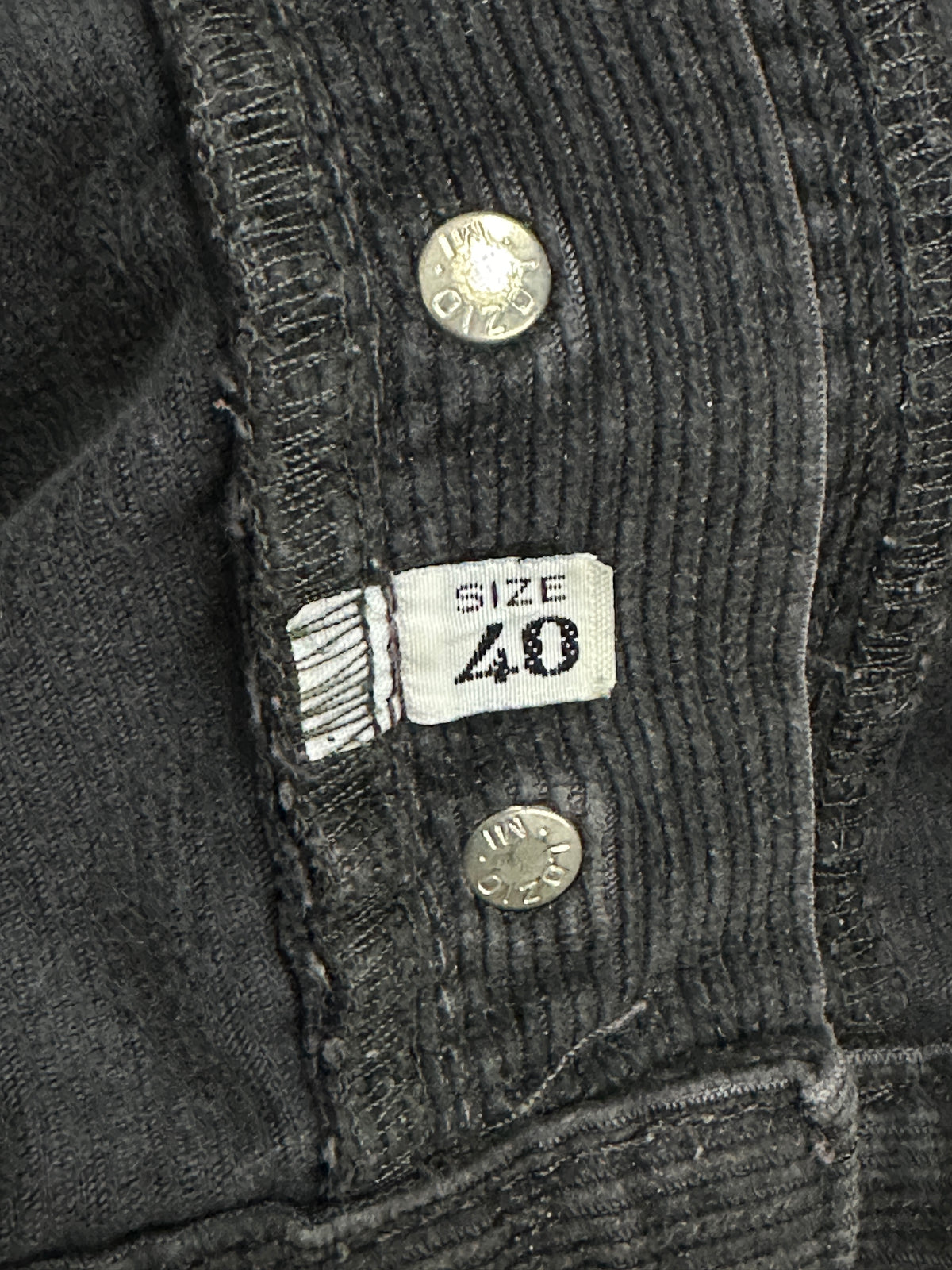 [40] 90s ARMANI JEANS Corduroy Denim Pants