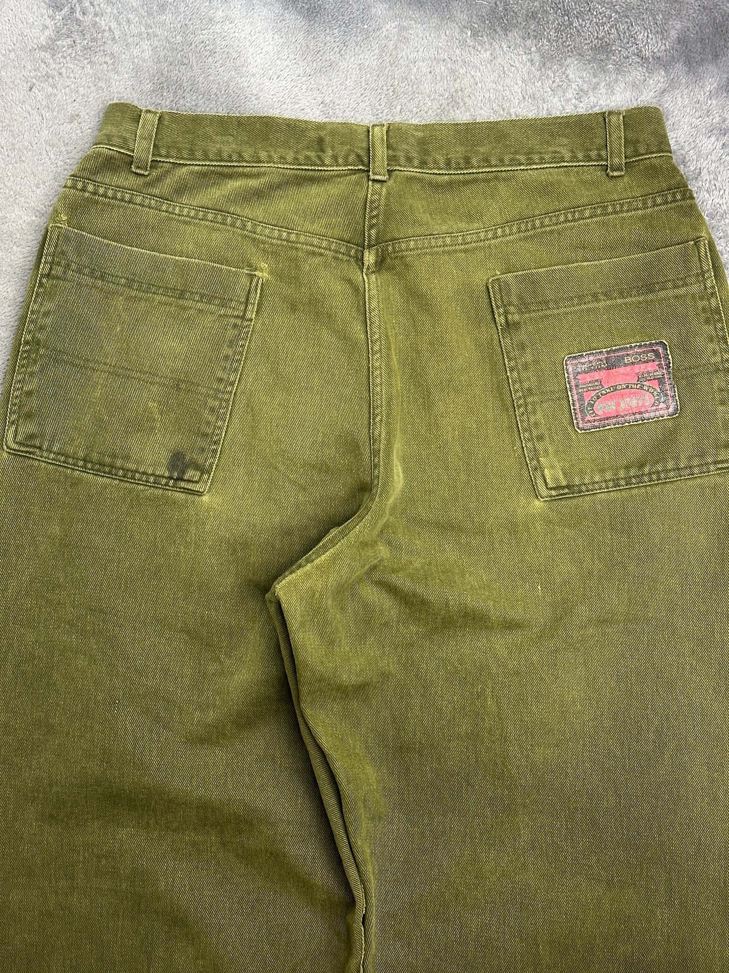 [36] 90s BOSS Faded Baggy Fit Denim Pants