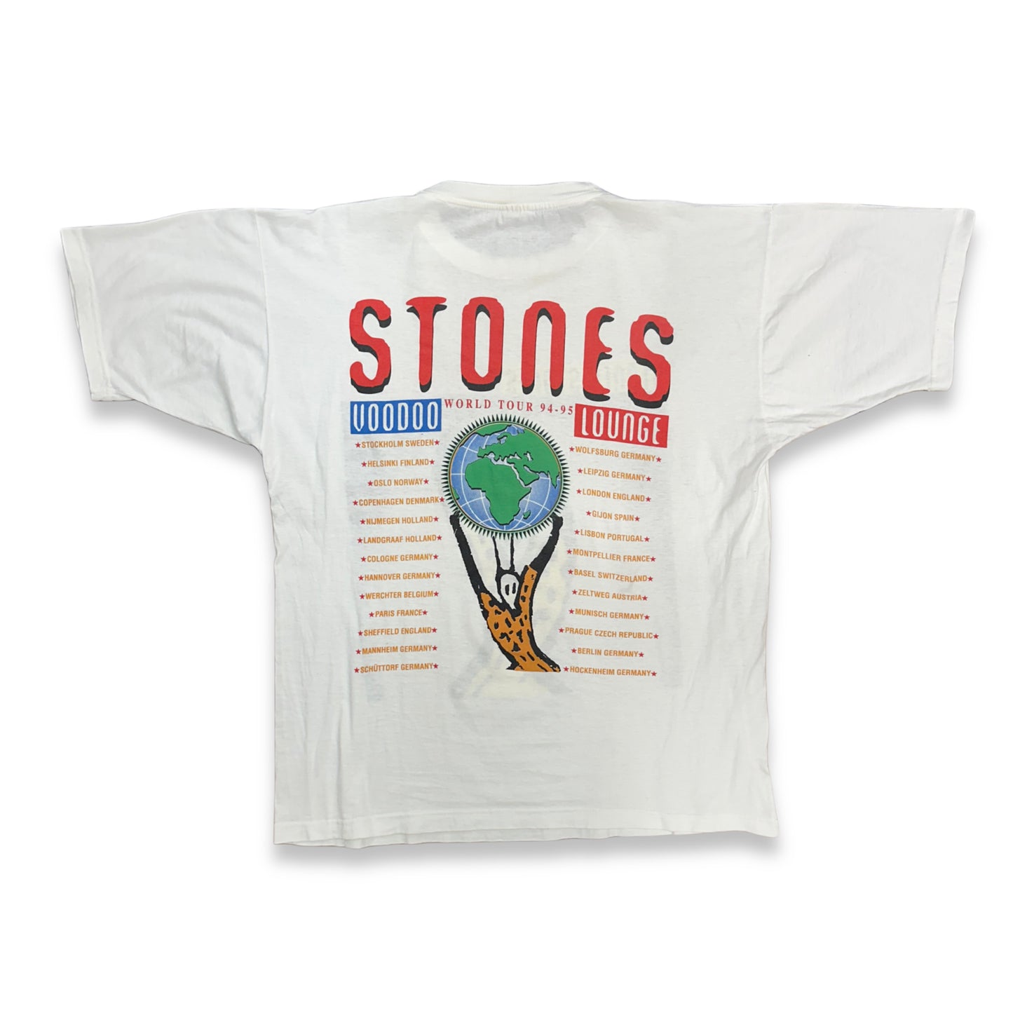 [XL] 1995' Rolling Stones Voodoo Lounge World Tour Tee