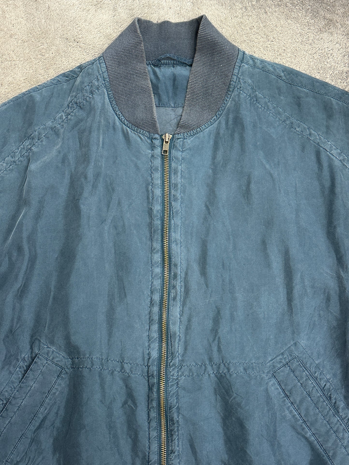 [52] 80s HUGO BOSS Silk Bomber Jacket
