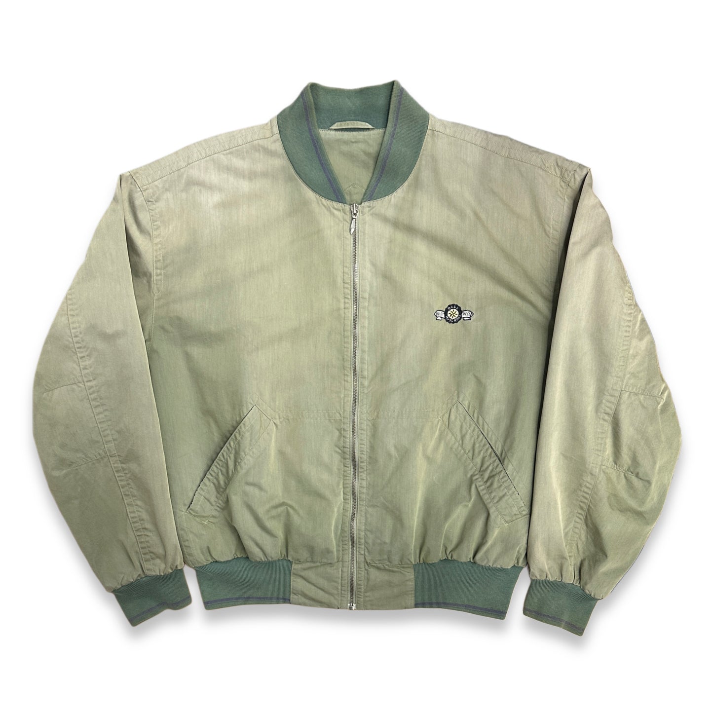 [XL] 90s HUGO BOSS Faded  Bomber Jacket