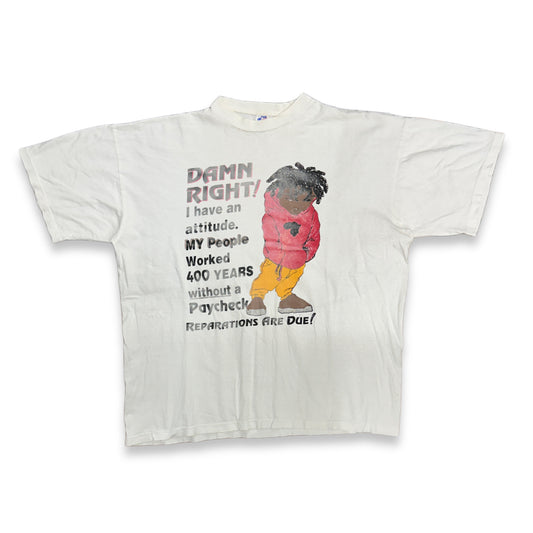 [XL] 90s DAMN RIGHT! Tee