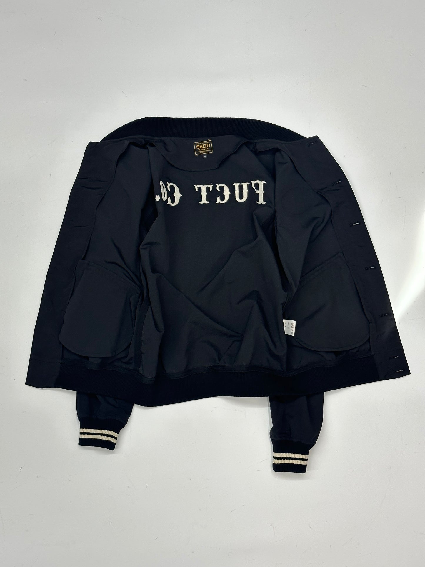 [M] Fuct SSDD varsity jacket