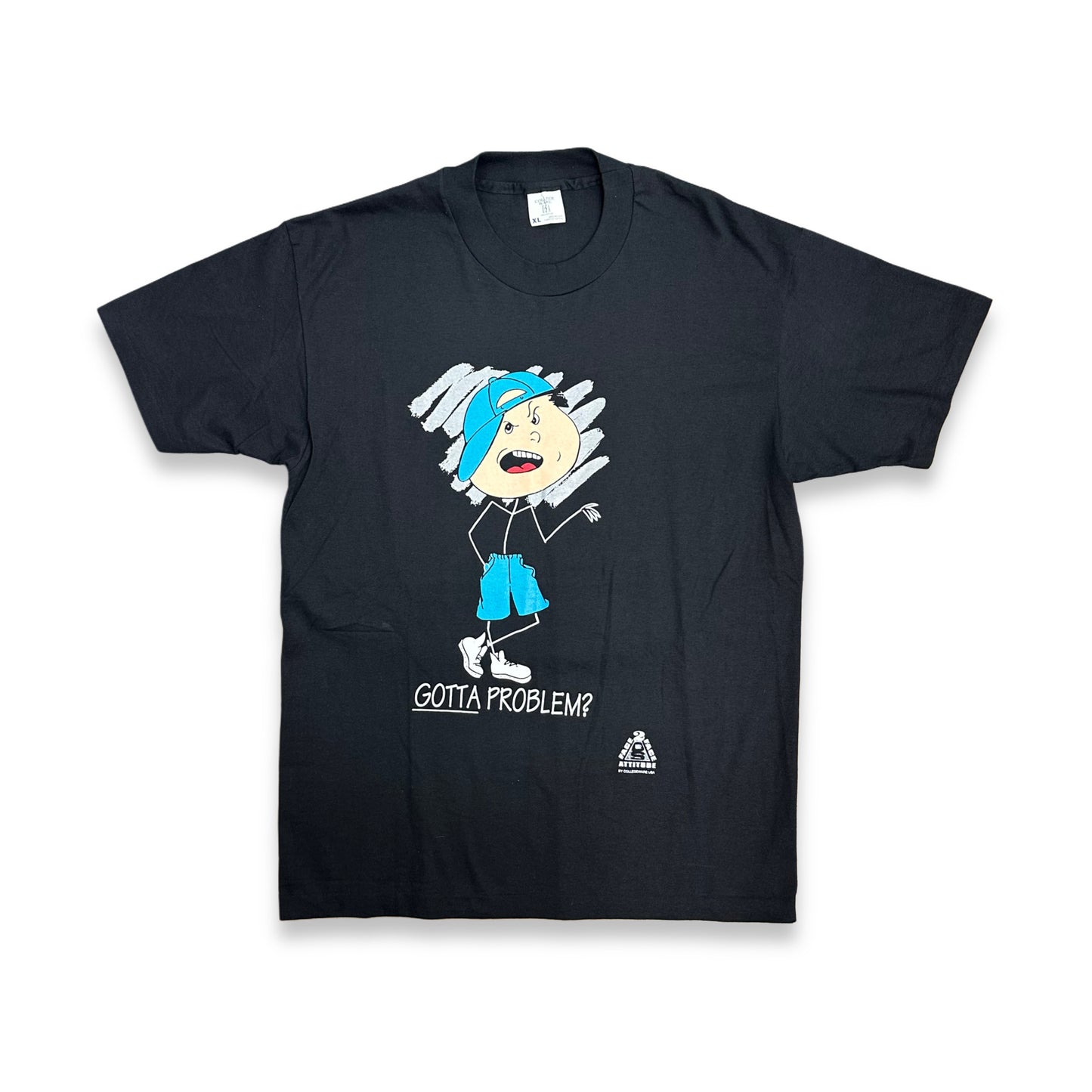[XL] 90s Gotta Problem? Cartoon Tee