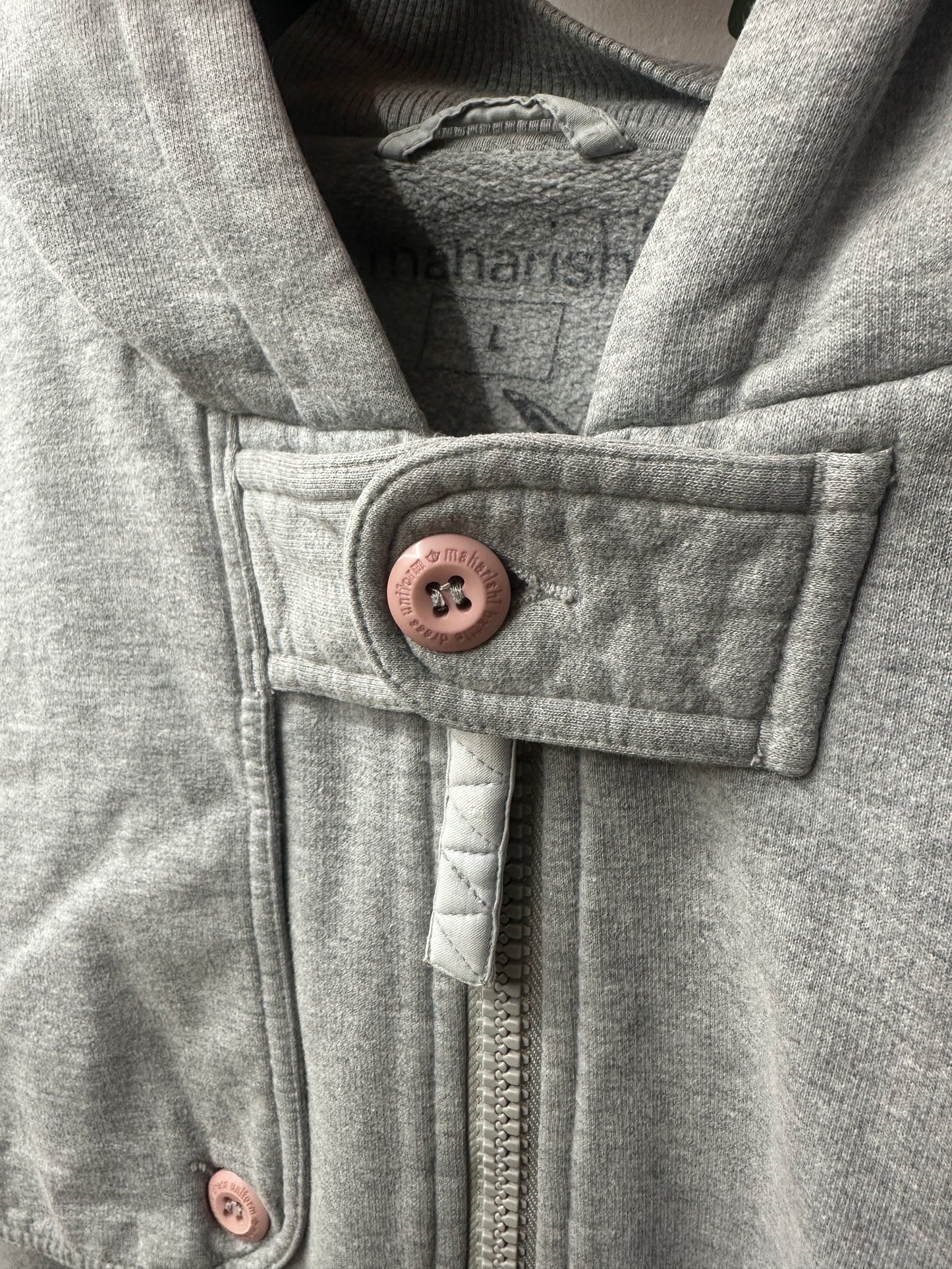 [L] 00s Maharishi Hood Zip-up