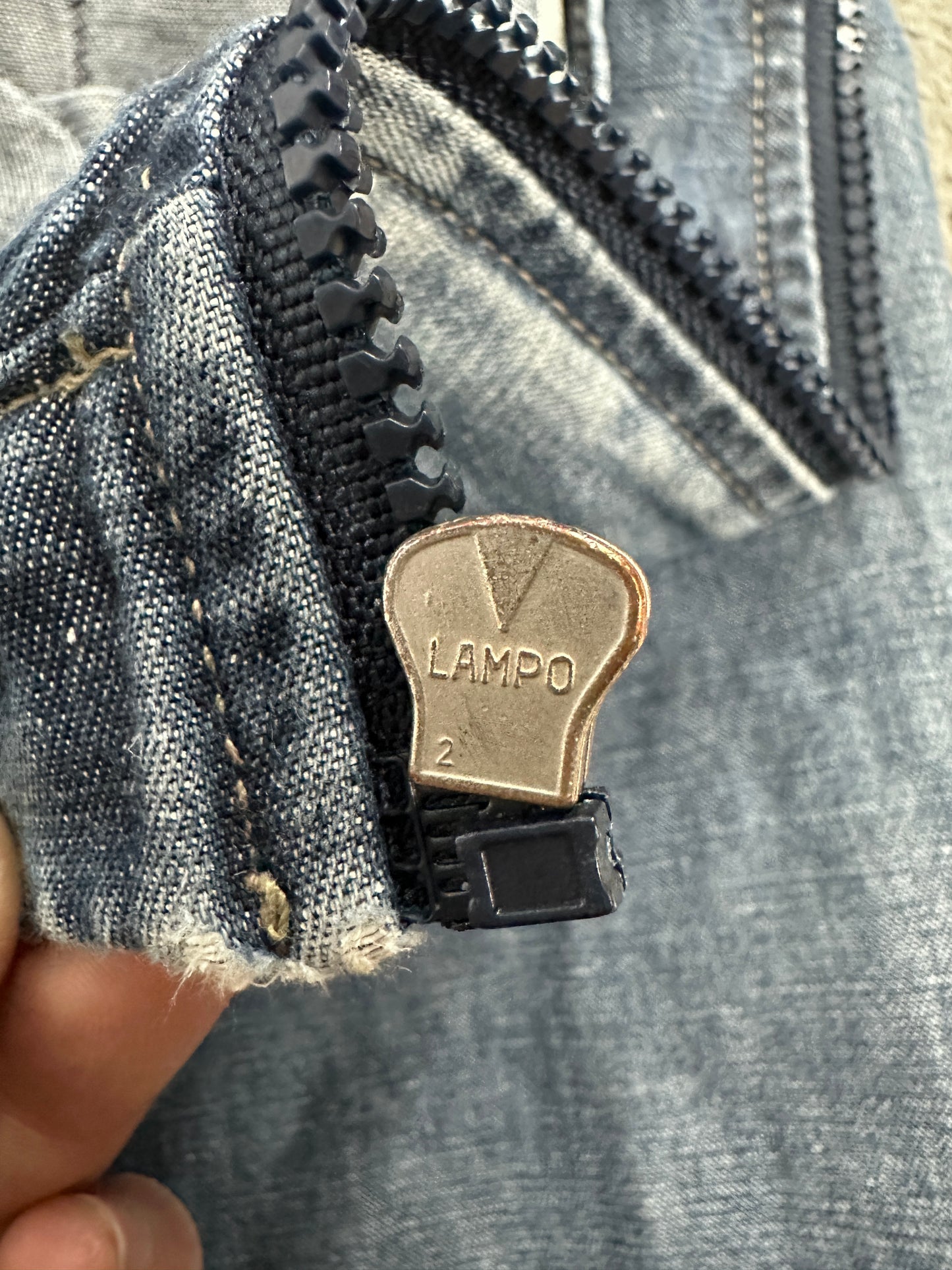 [50] 90s Armani Jeans Denim Zip-up Jacket