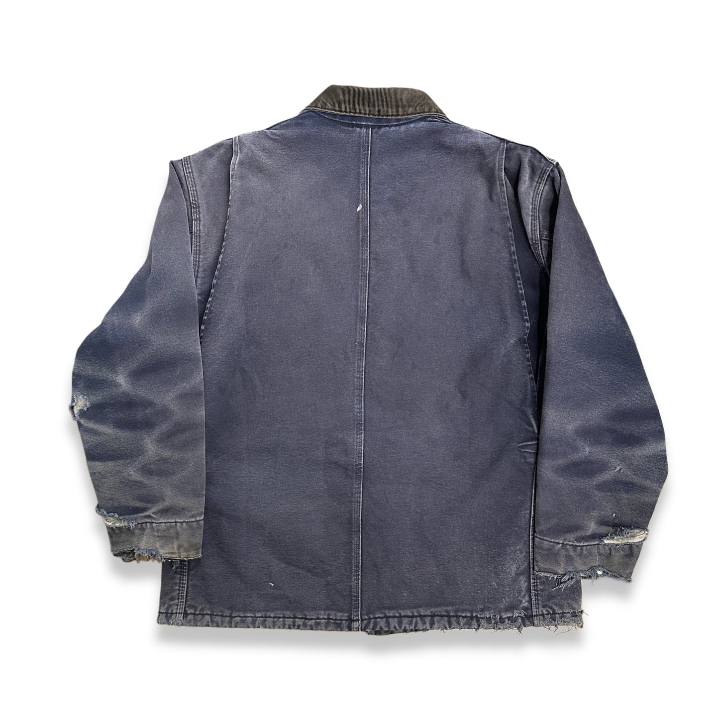 [XL] 00s Carhartt Distressed Denim Chore Jacket