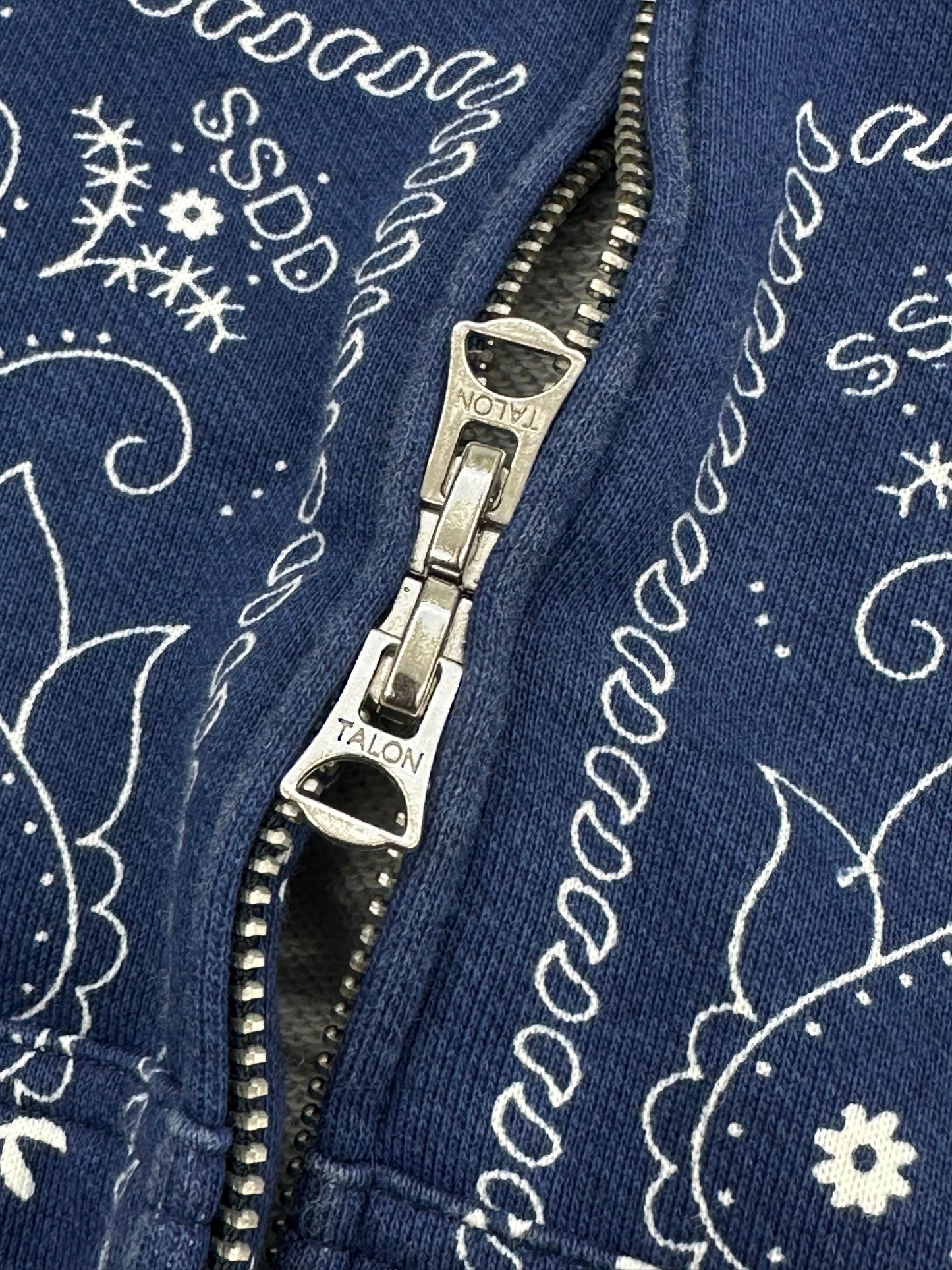[M] FUCT SSDD Paisley Hood Zip-up