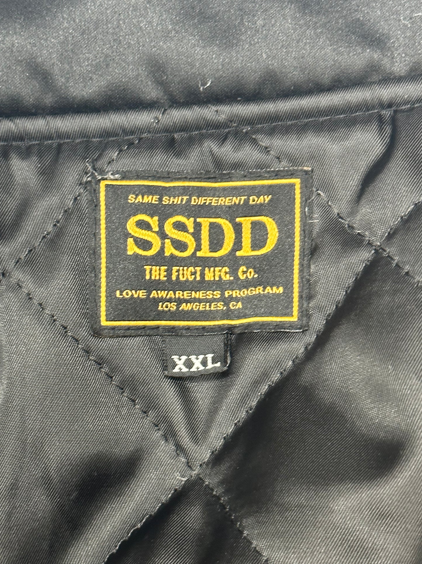 [XXL] Fuct SSDD Motor City Varsity Jacket