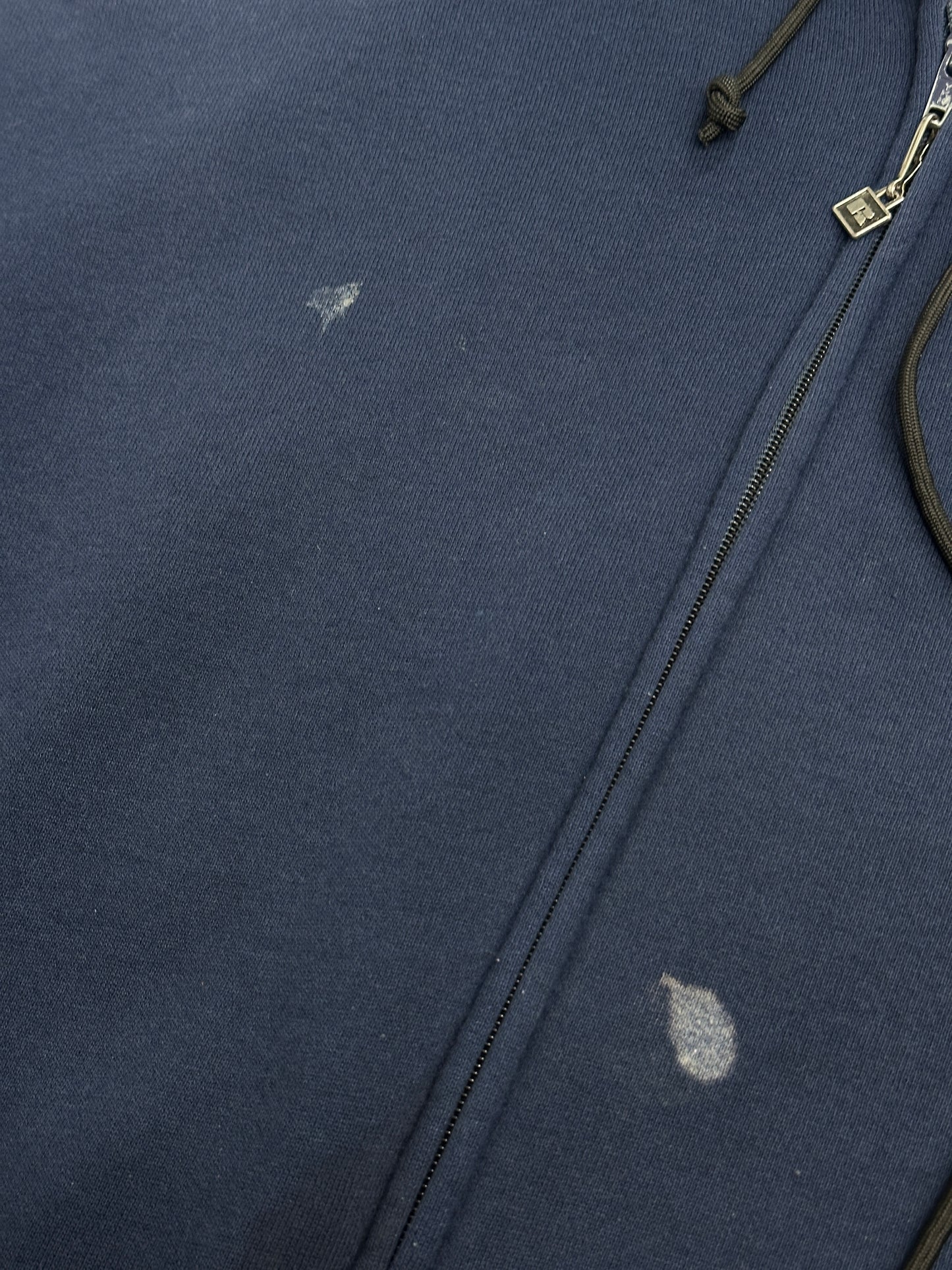 [XL] 90s Russell Navy Hood Zip-up