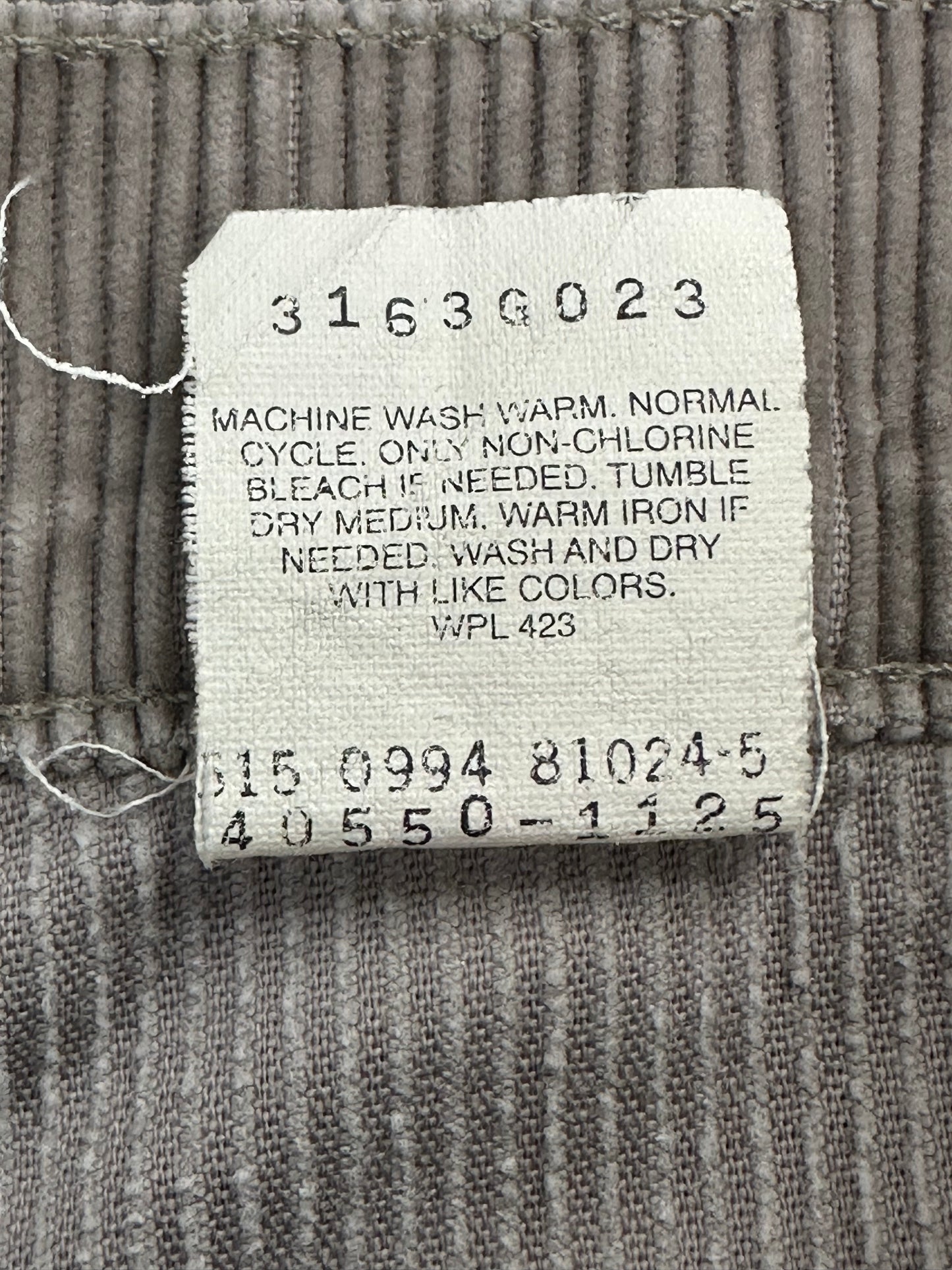 [36x32] 1994' Levi's 550 Corduroy Denim Pants
