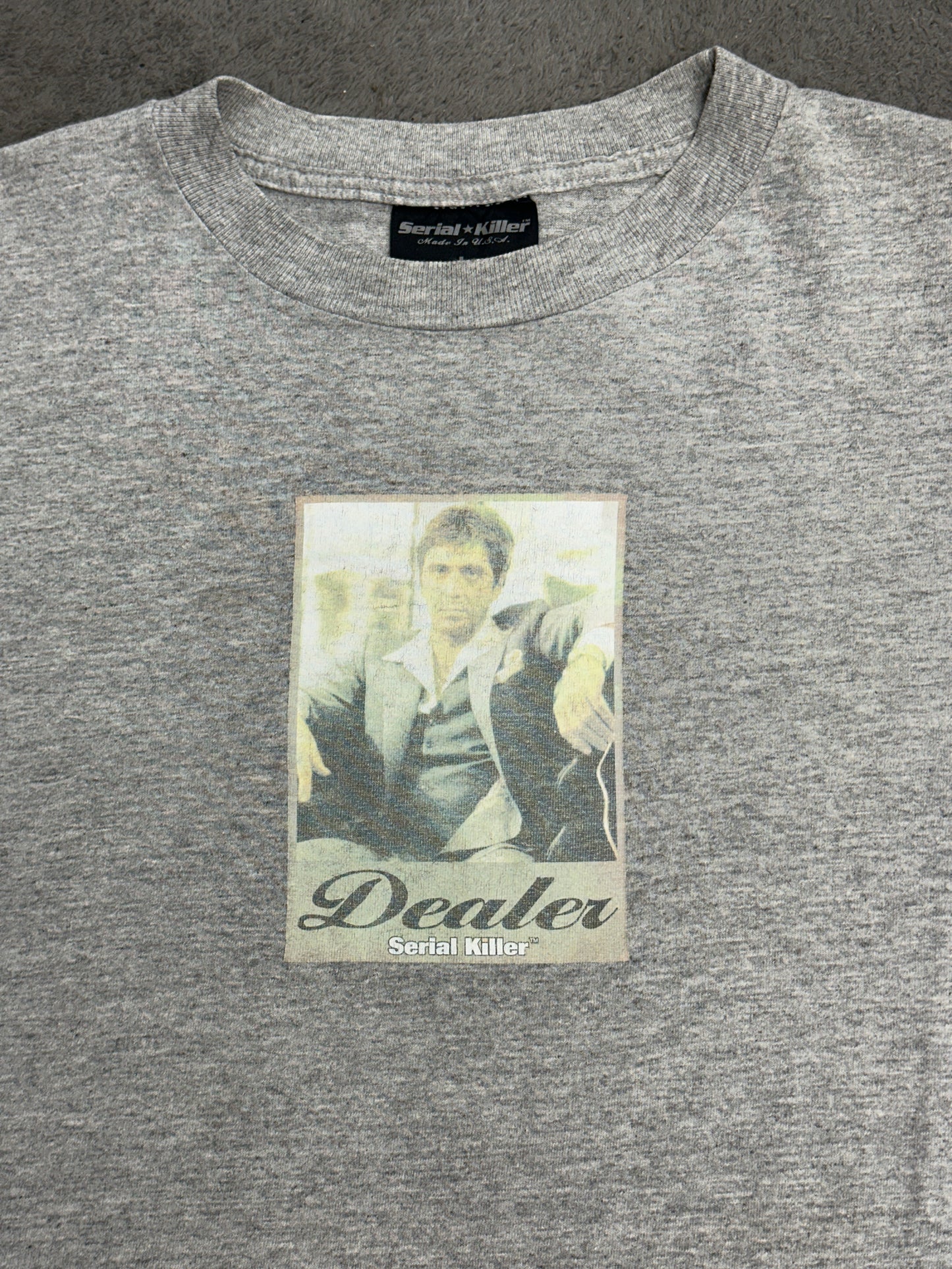 [L] 90s Serial Killer Tony Montana Dealer Tee