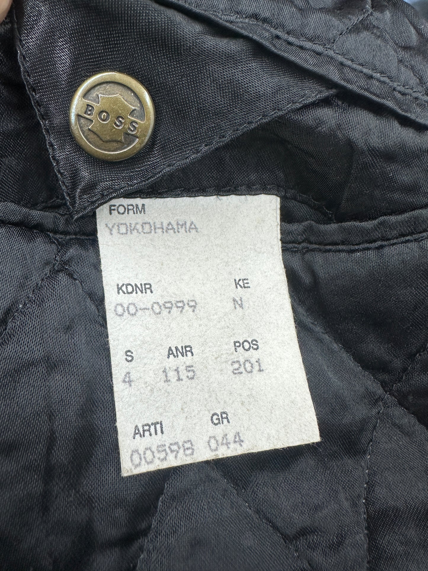 [L] 90s HUGO BOSS 4 Pocket Bomber Jacket
