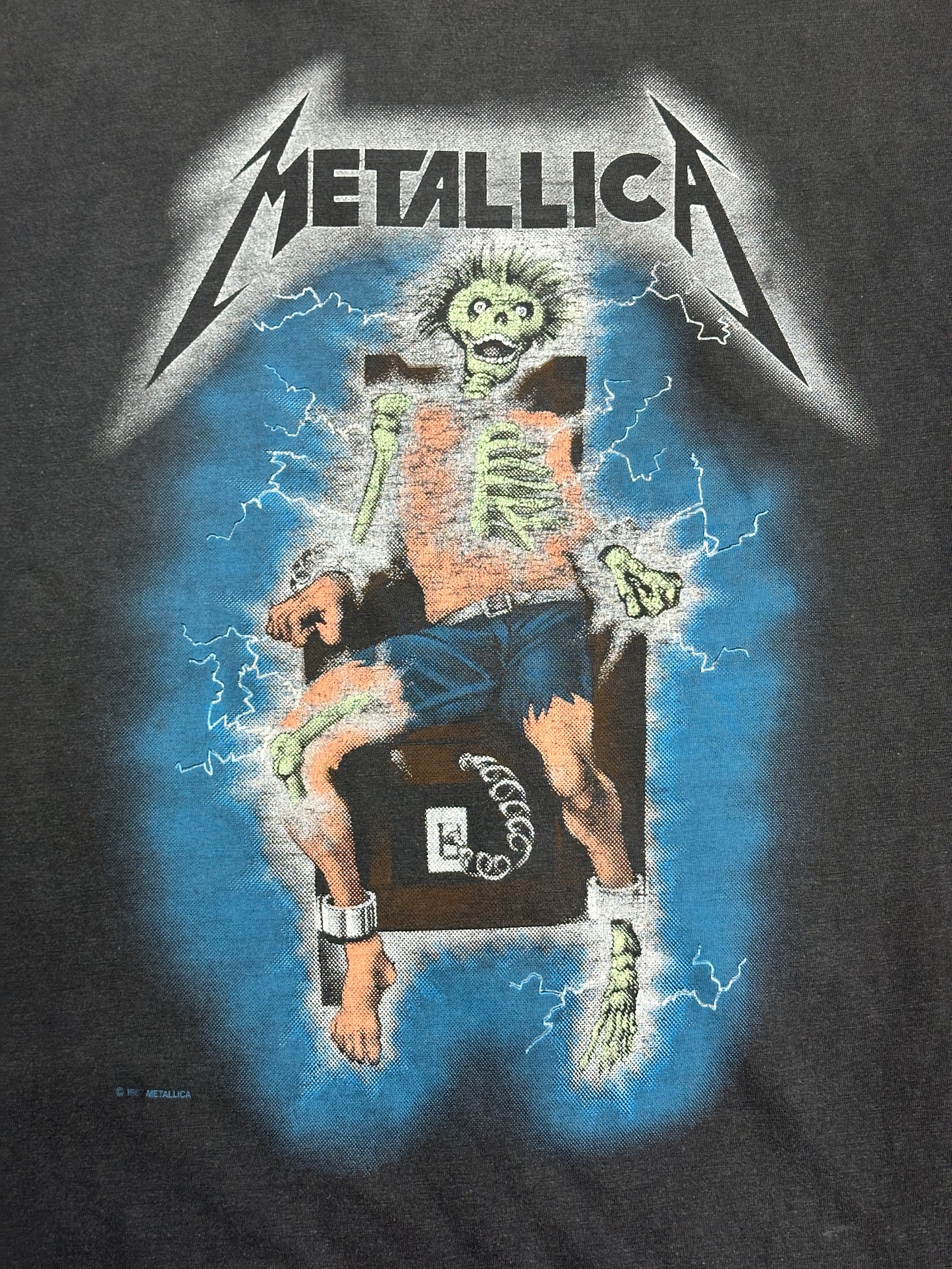 [XL] 1989' Metallica 'Ride The Lightning' Tee