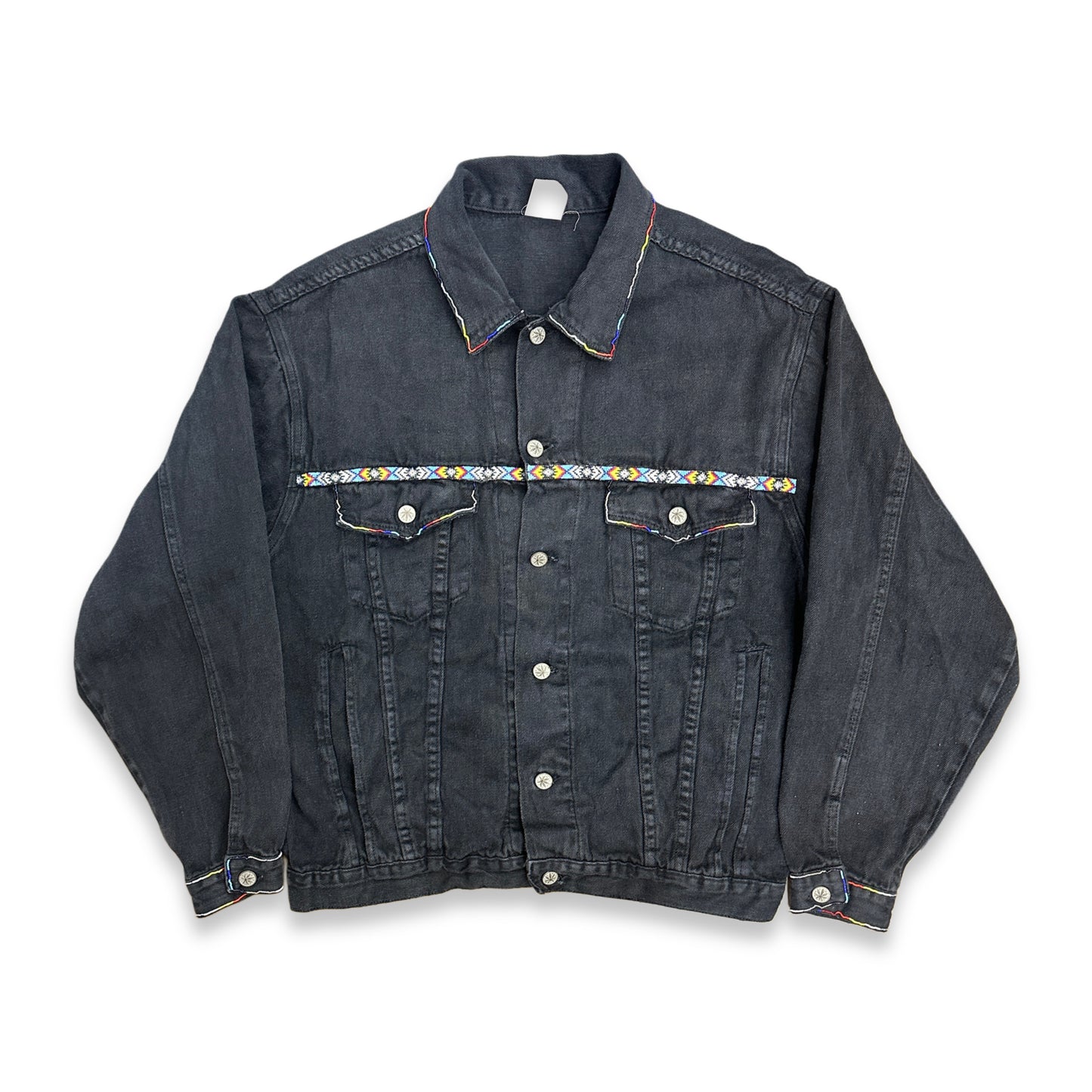 [L] 90s Custom Hemp Denim Jacket