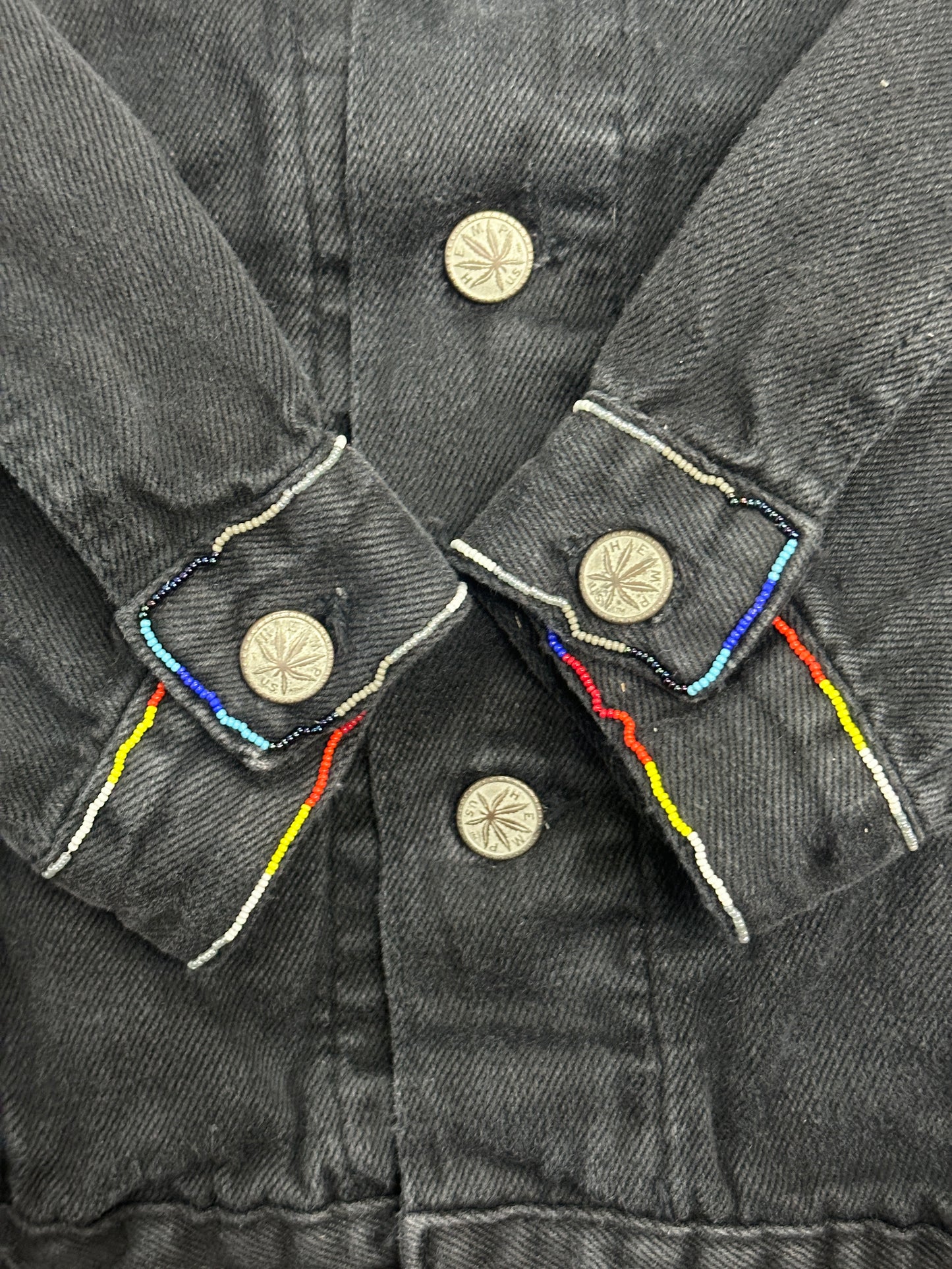 [L] 90s Custom Hemp Denim Jacket