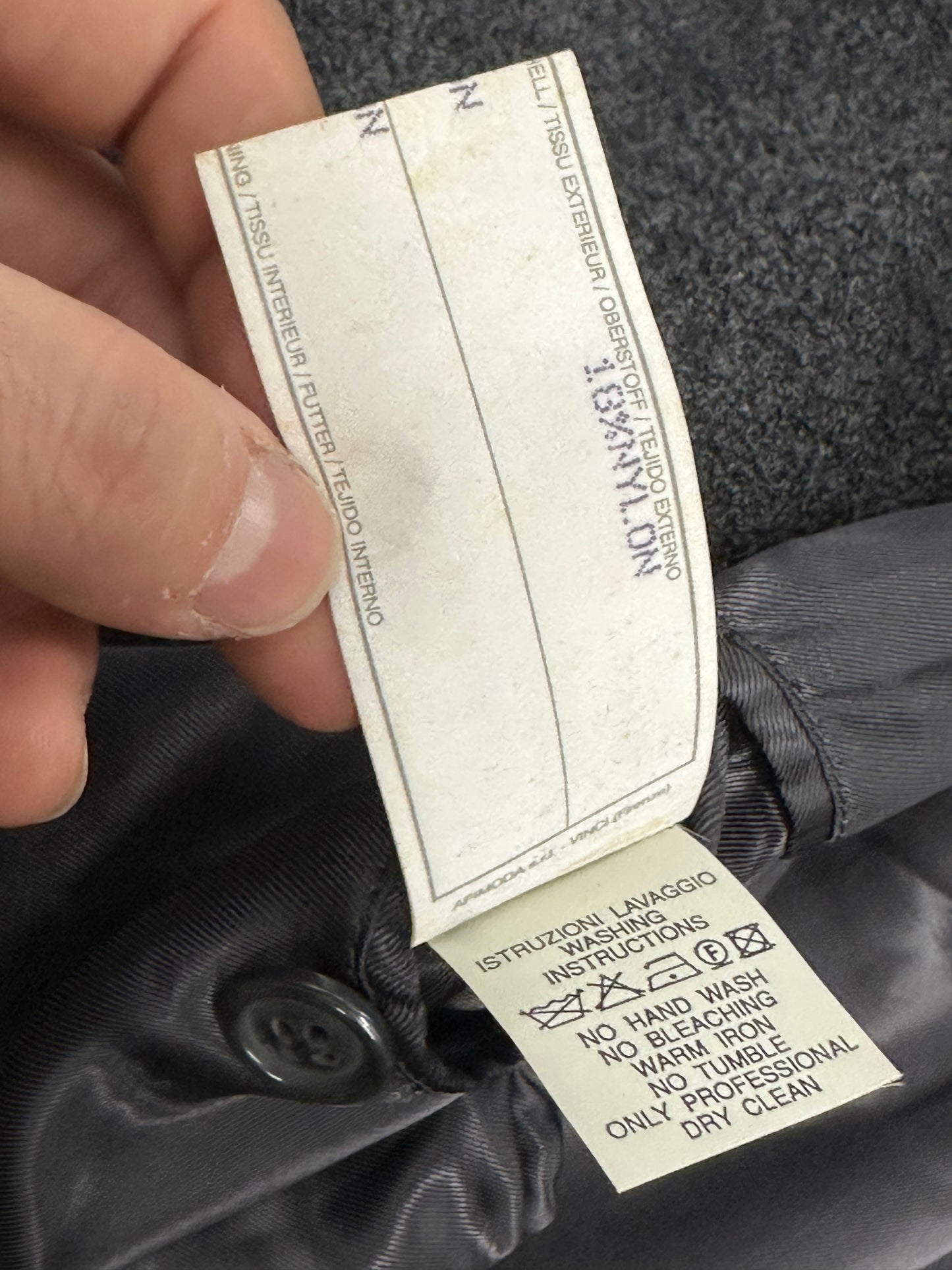 [46] 90s EMPORIO ARMANI Wool Blazer Jacket