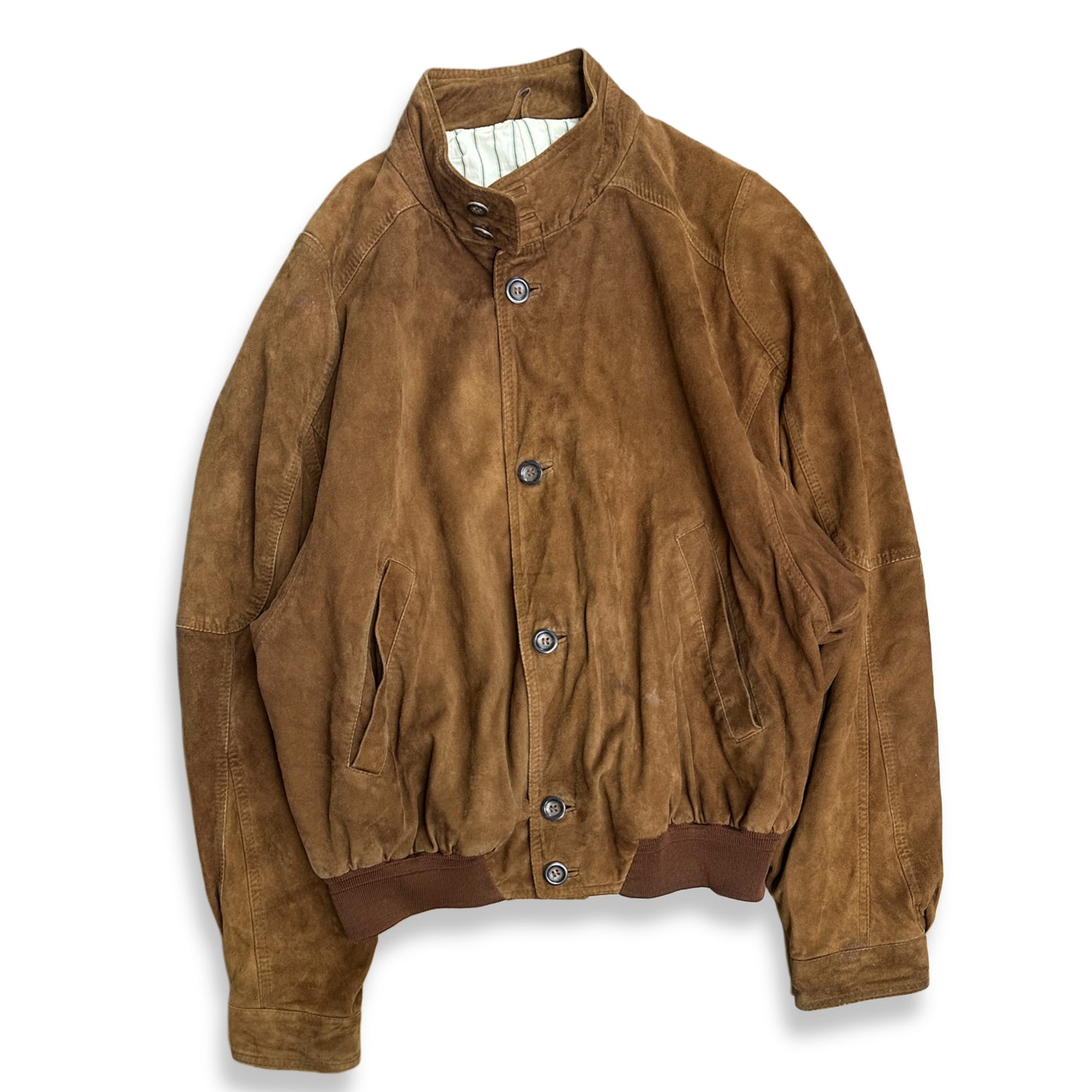 [XL] 90s HUGO BOSS Suede Leather Jacket